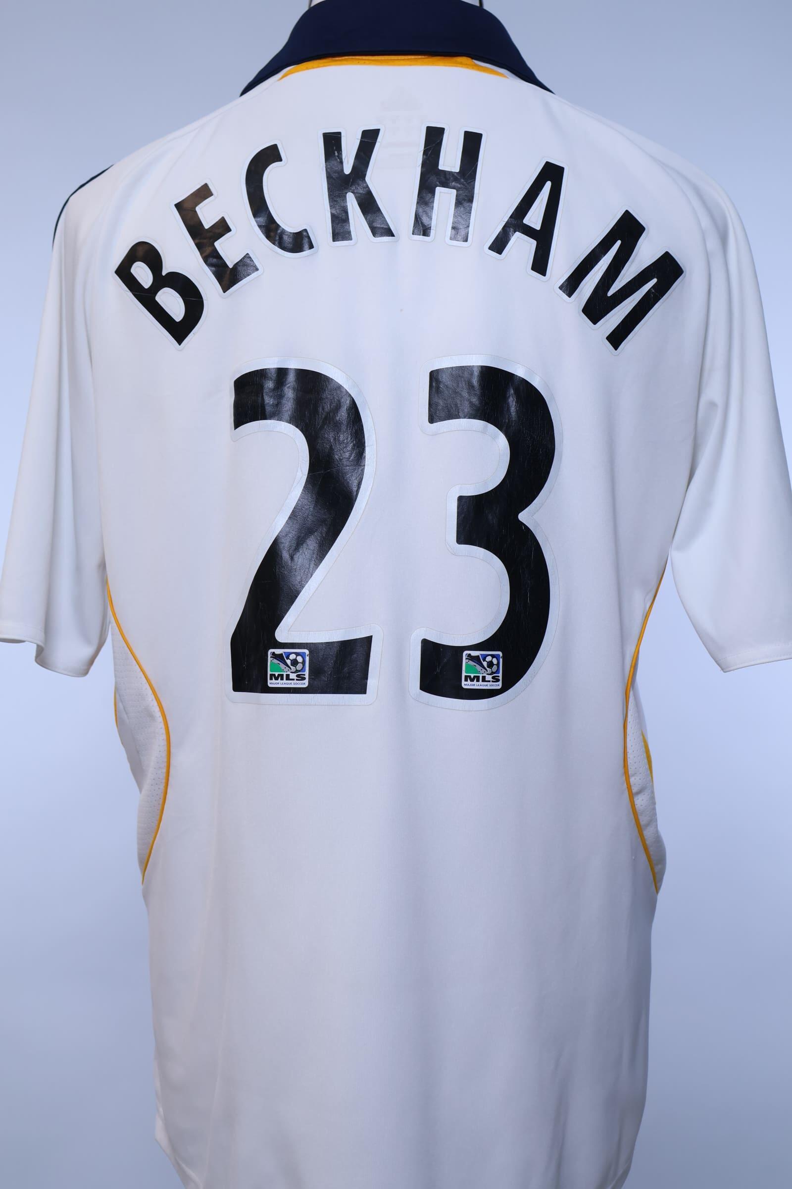 La Galaxy 2007/09 Beckham #23 Home Shirt - L Authentic Original Football Shirt