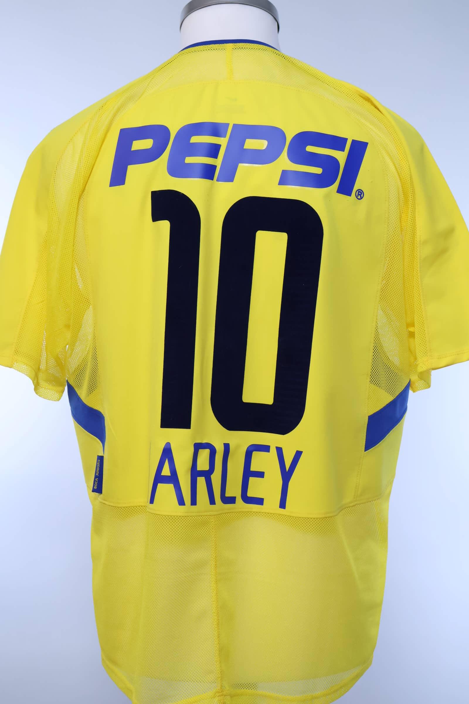 Boca Juniors 2005/06 Iarley #10 Home Shirt - Player Issue - MAuthentic Original Football Shirt