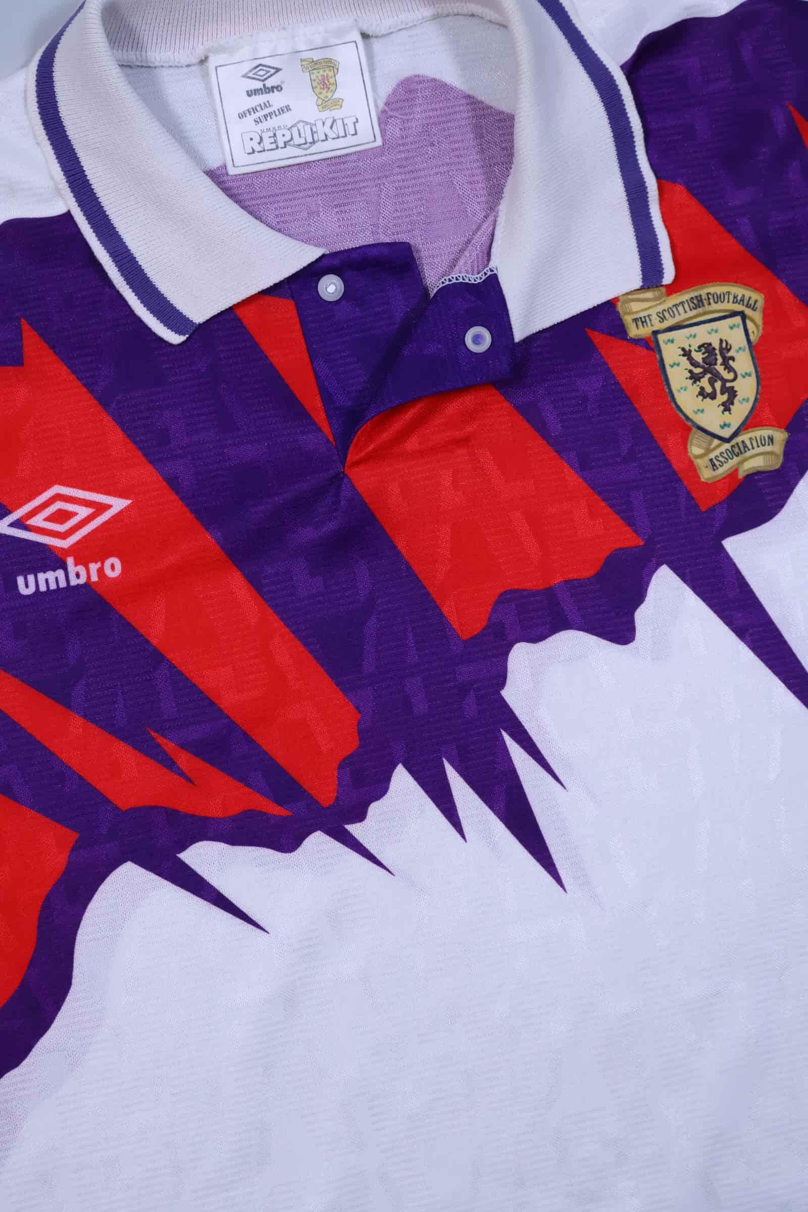 Scotland 1991/93 Away Shirt - L Authenic Original Football Shirt