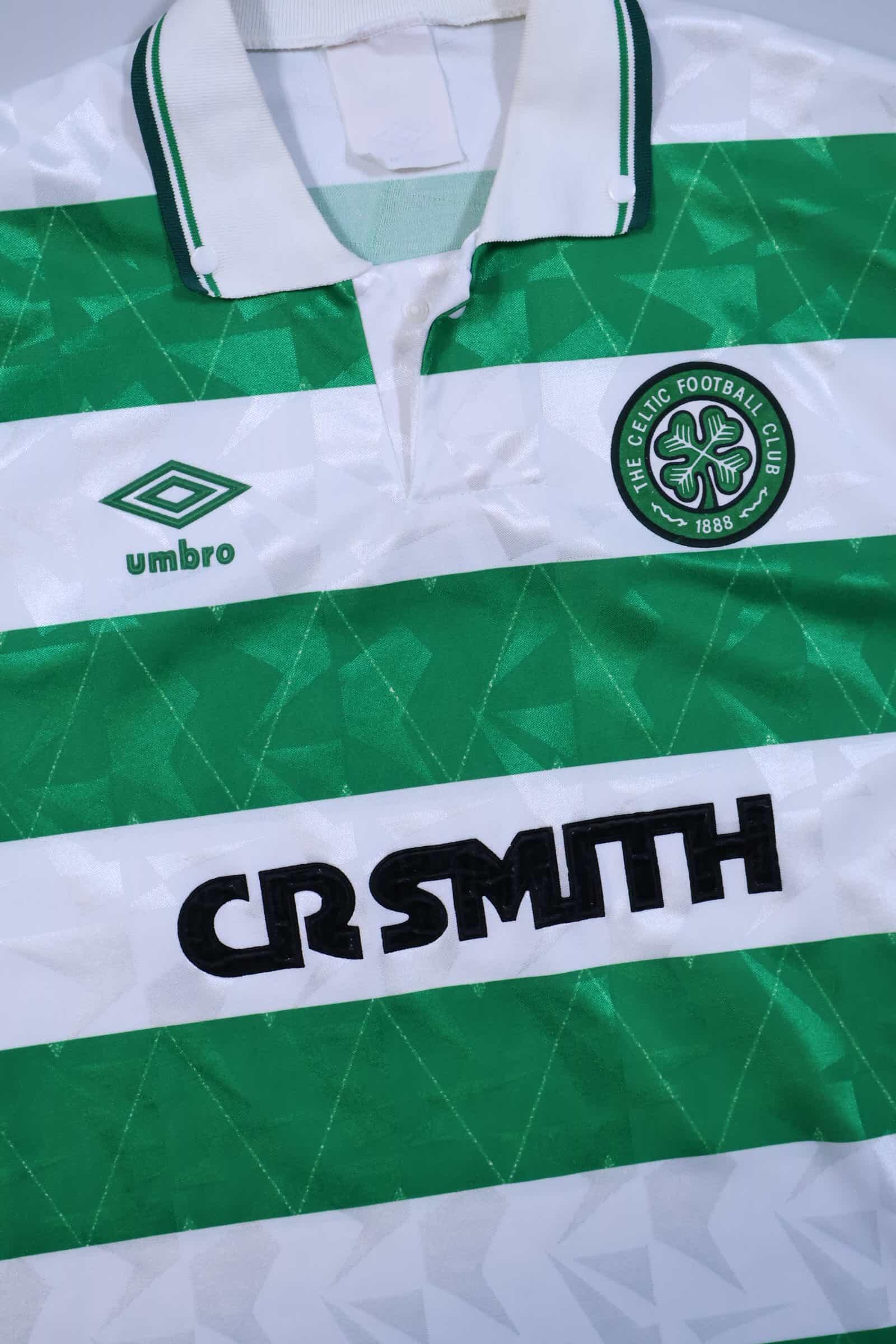 Celtic F.C 1989/91 Home Shirt - M Authenic Original Football Shirt
