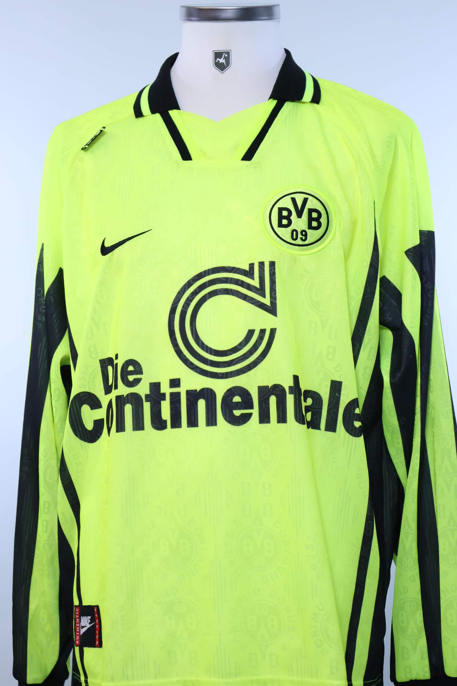 Borussia Dortmund 1996/97 Home Shirt - XLAuthentic Original Football Shirt