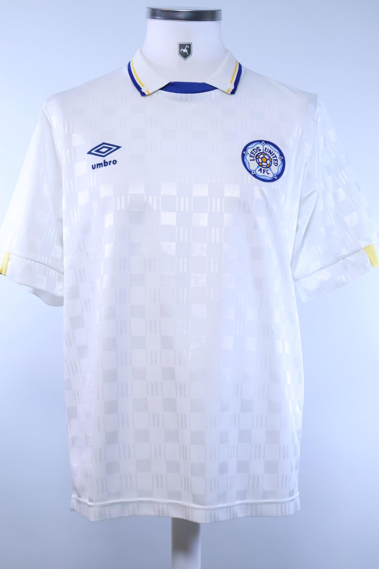 Leeds United 1988/90 Home Shirt - MAuthentic Original Football Shirt
