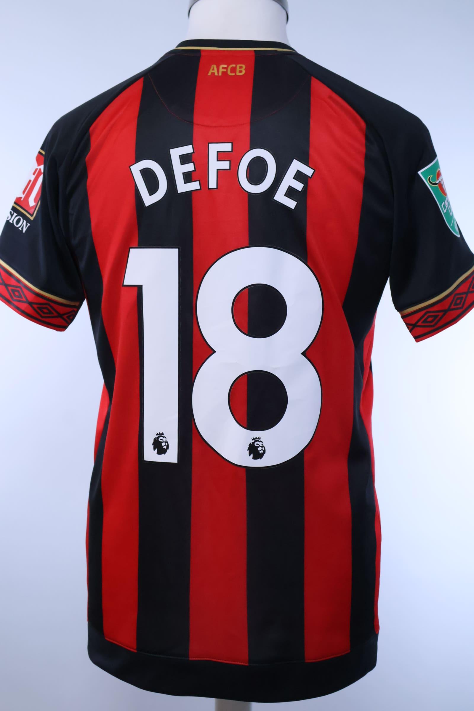 Afc Bournemouth 2018/19 Defoe #18 Home Shirt - SAuthentic Original Football Shirt