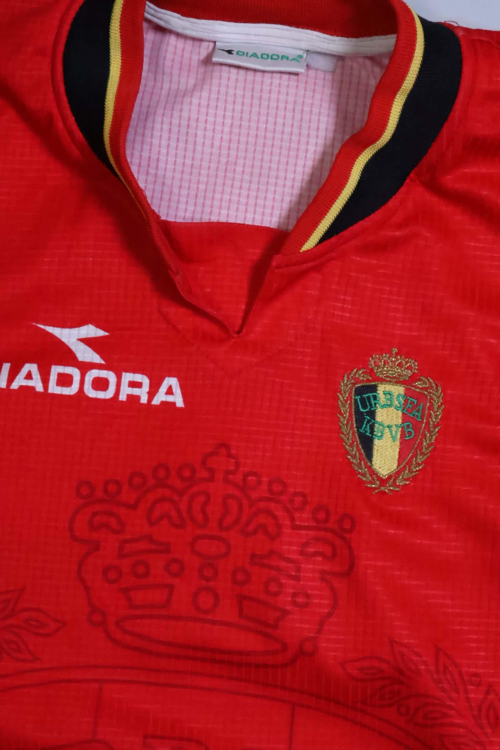 Belgium 1997/98 Home Shirt - L Authenic Original Football Shirt