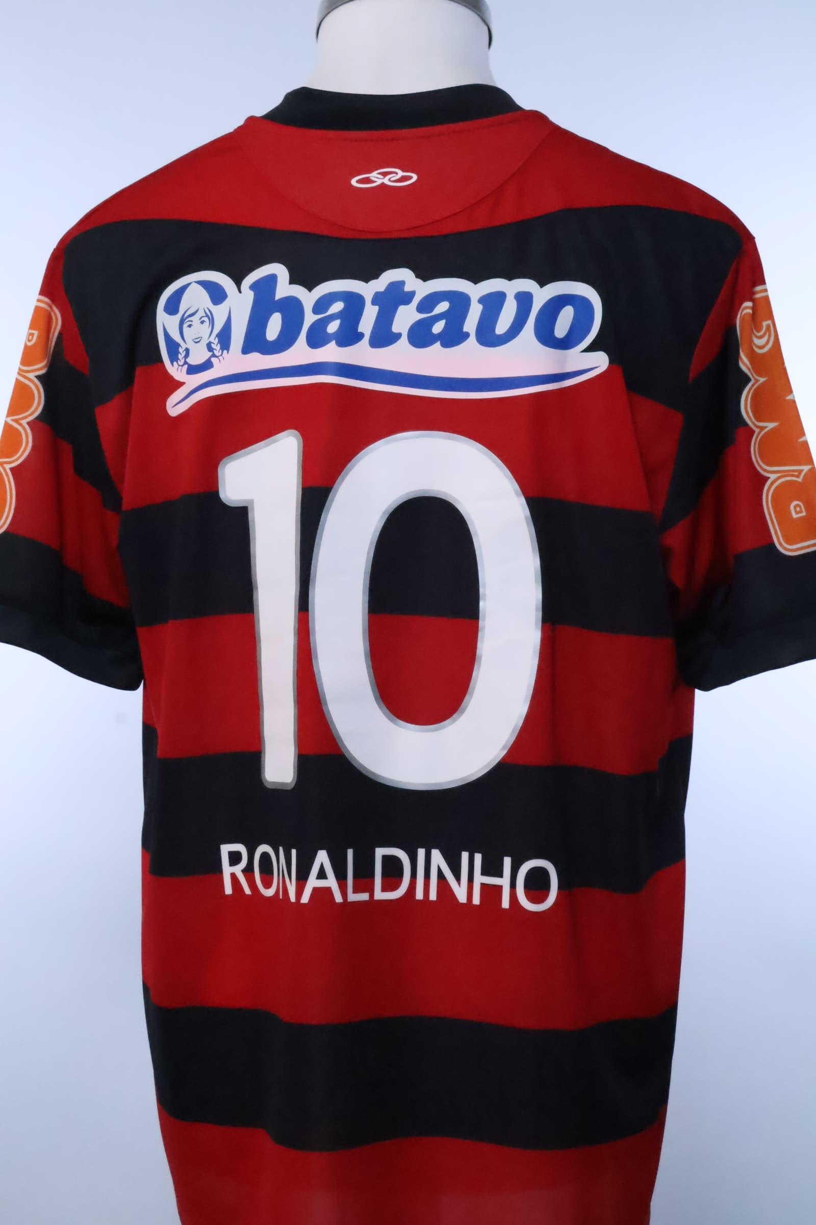Flamengo 2010/11 Ronaldinho #10 Home Shirt - L Authenic Original Football Shirt