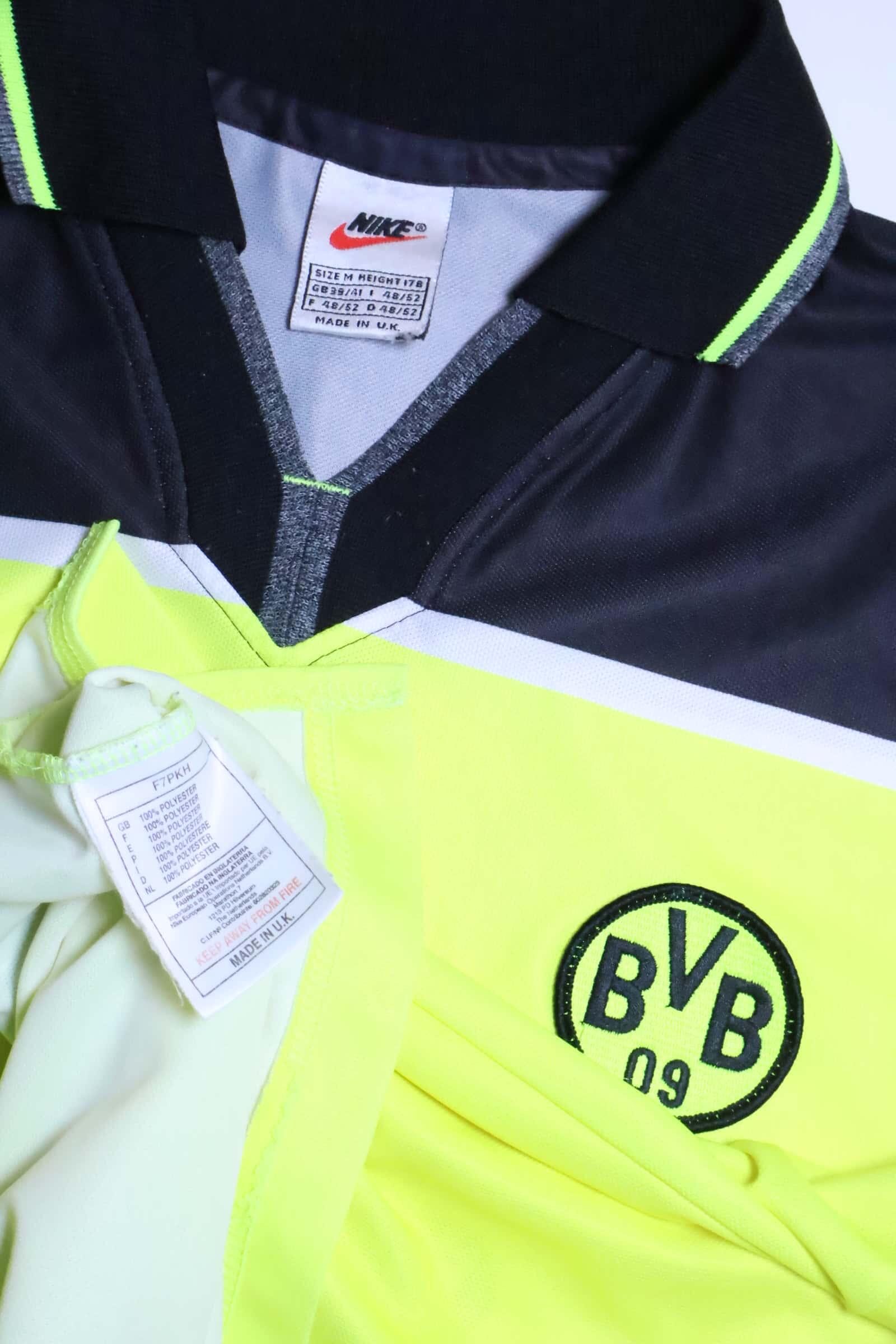 Borussia Dortmund 1997/98 Home Shirt - M Authenic Original Football Shirt