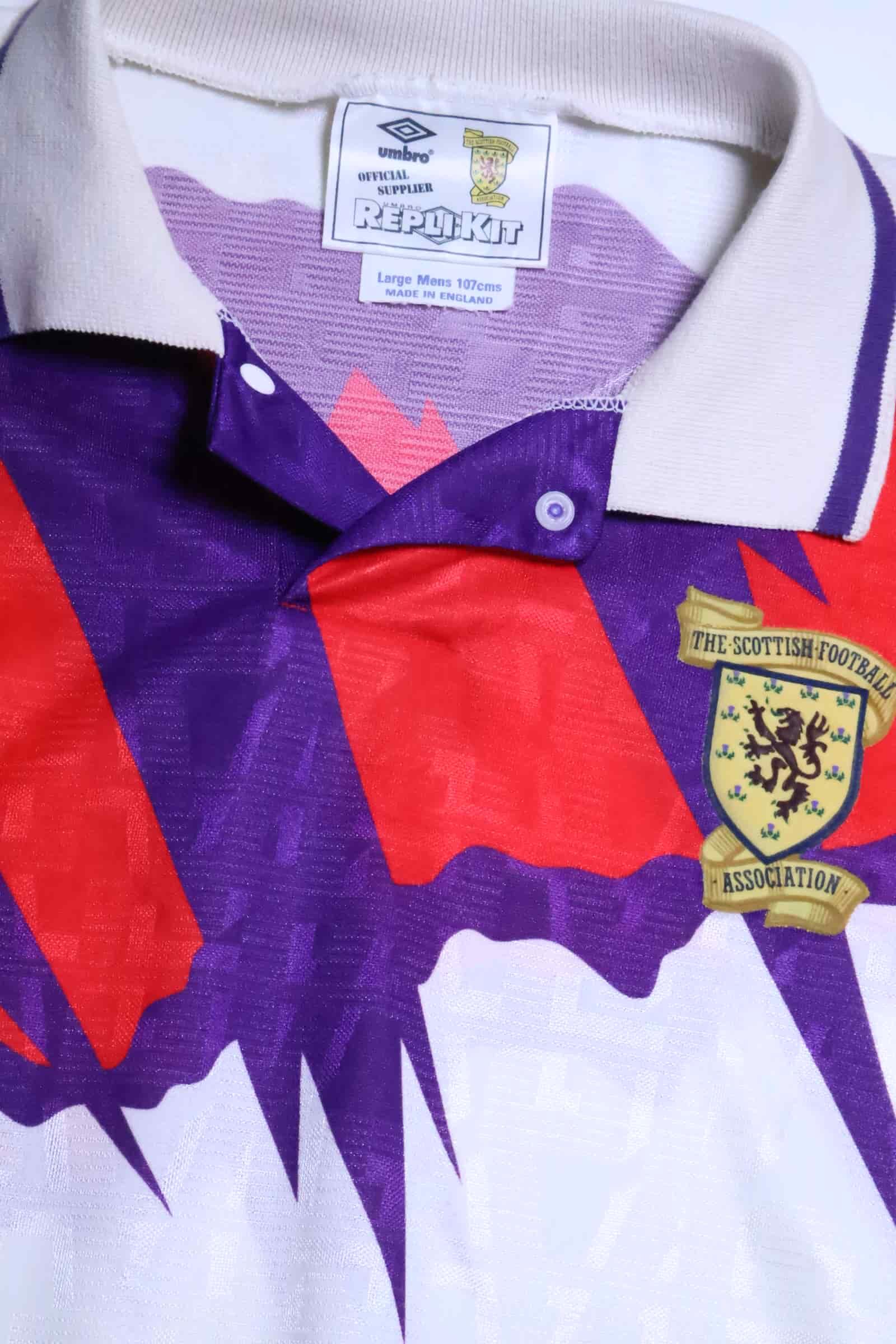 Scotland 1991/93 Away Shirt - L Authenic Original Football Shirt