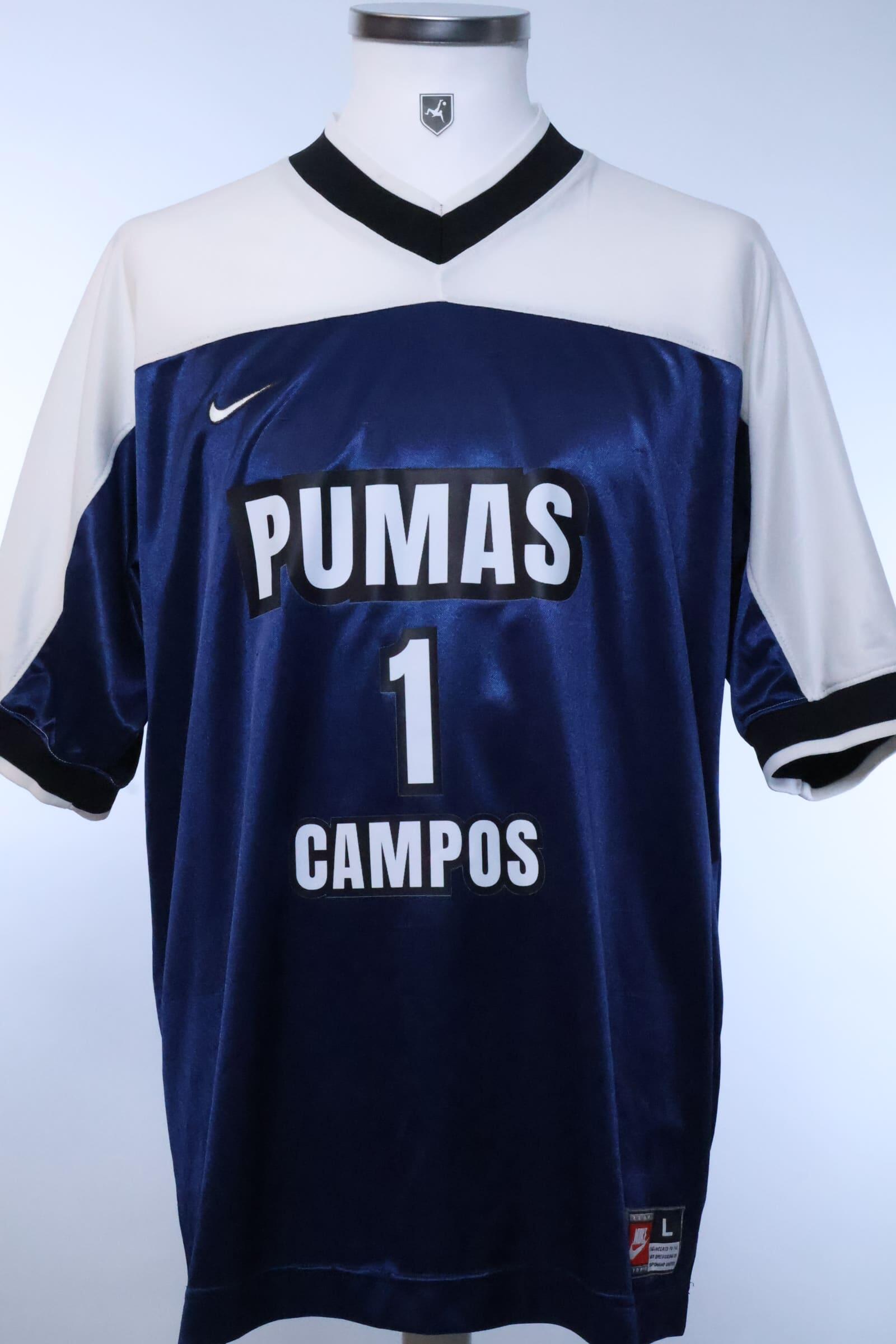 Pumas Unam 1999/00 Campos #1 Goalkeeper Shirt - L- FRONT