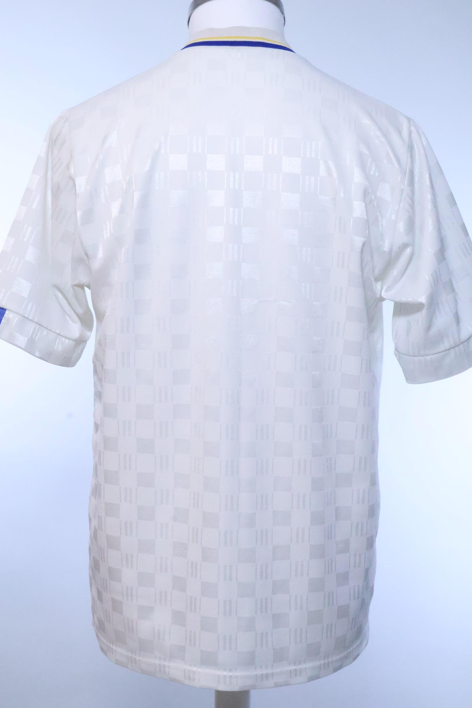 Leeds United 1988/90 Home Shirt - M- BACK