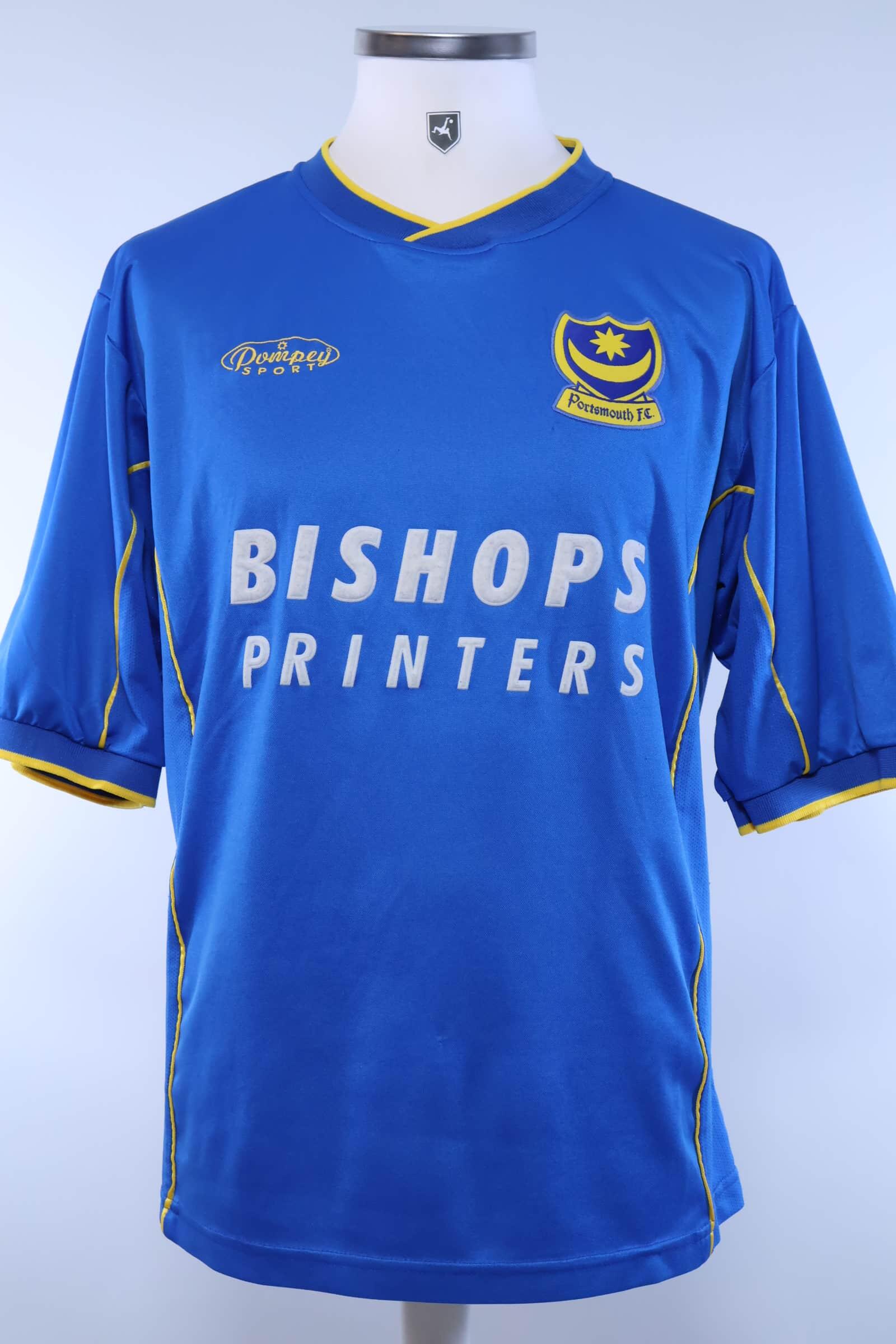 Portsmouth F.C 2000/02 Home Shirt - L- FRONT
