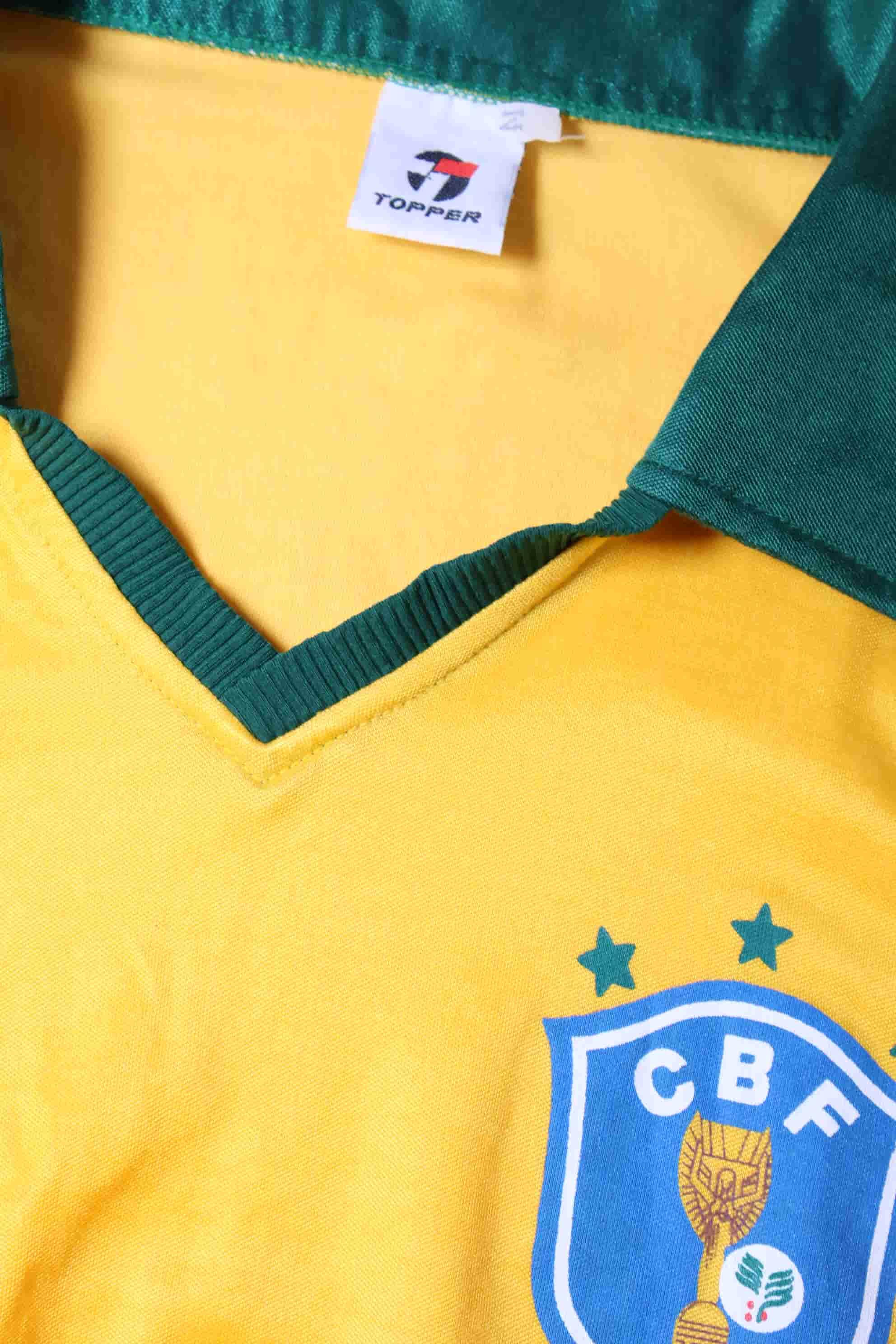 Brazil 1985/88 Home Shirt - M- TAGS