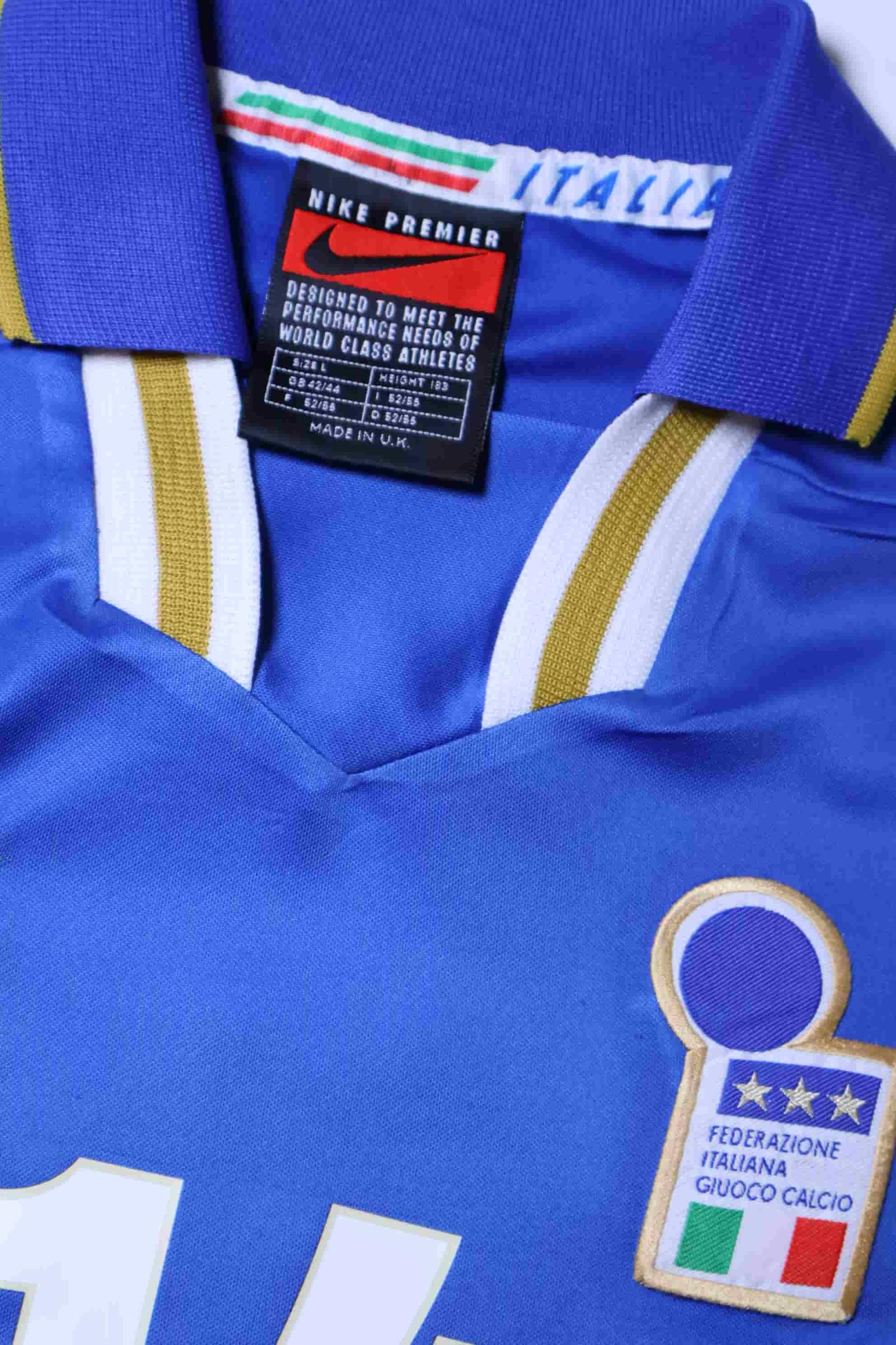 Italy Del Piero #14 1996/97 Home Shirt - L- TAGS