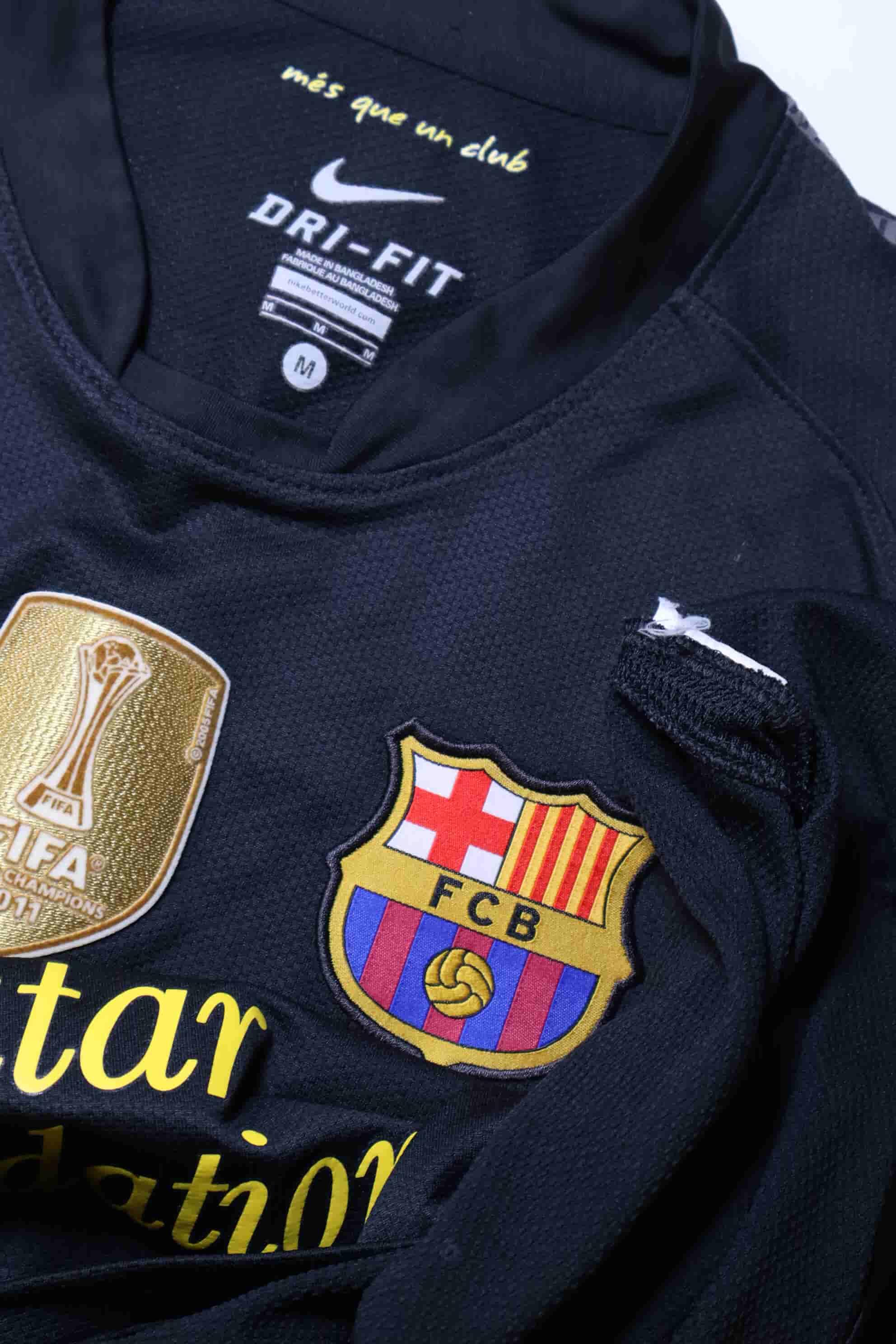 Barcelona David Villa #7 2011/12 Away Shirt - M- TAGS