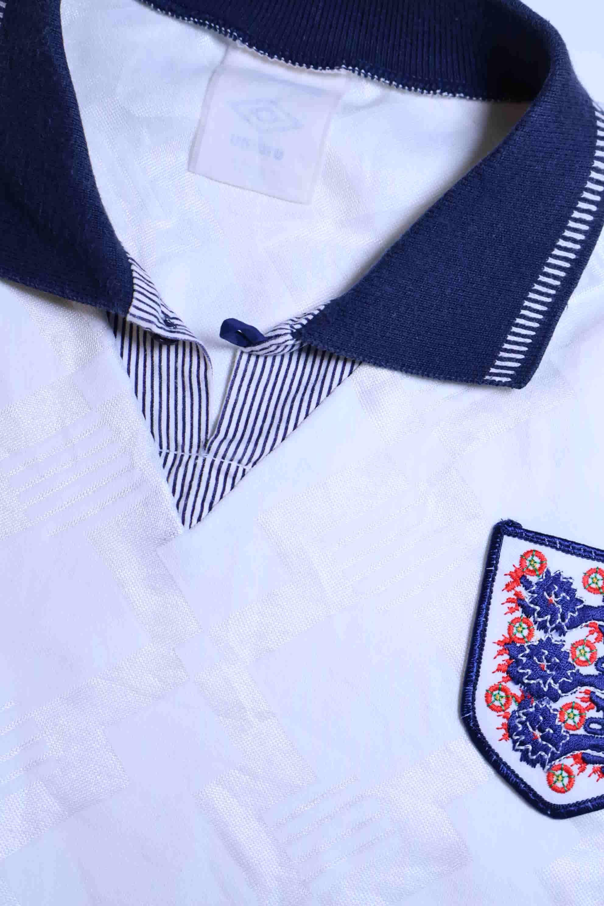 England 1990/92 World Cup Home Shirt - XL- TAGS