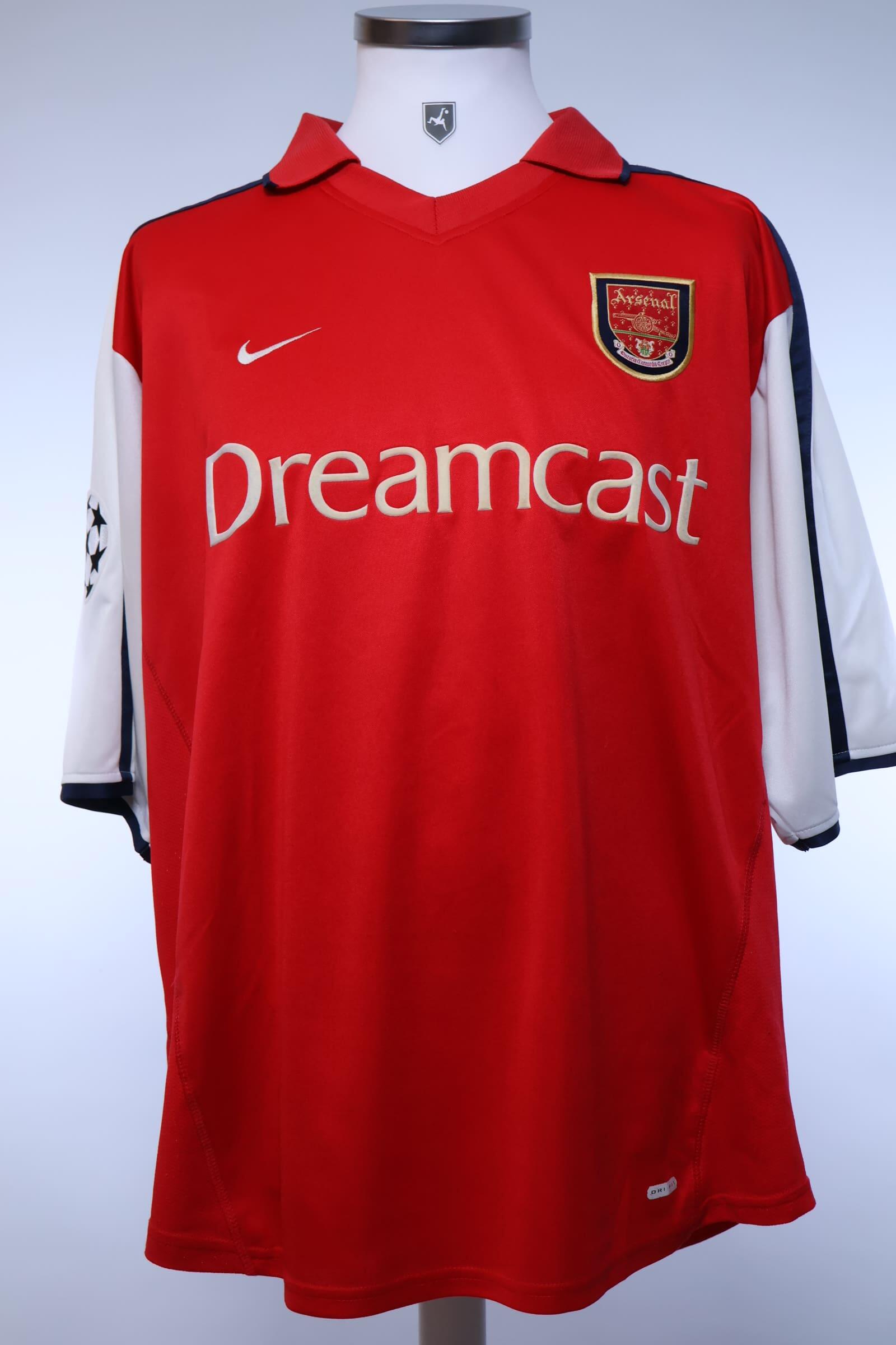 Arsenal Bergkamp #10 2000/02 Home Shirt - XL- BACK