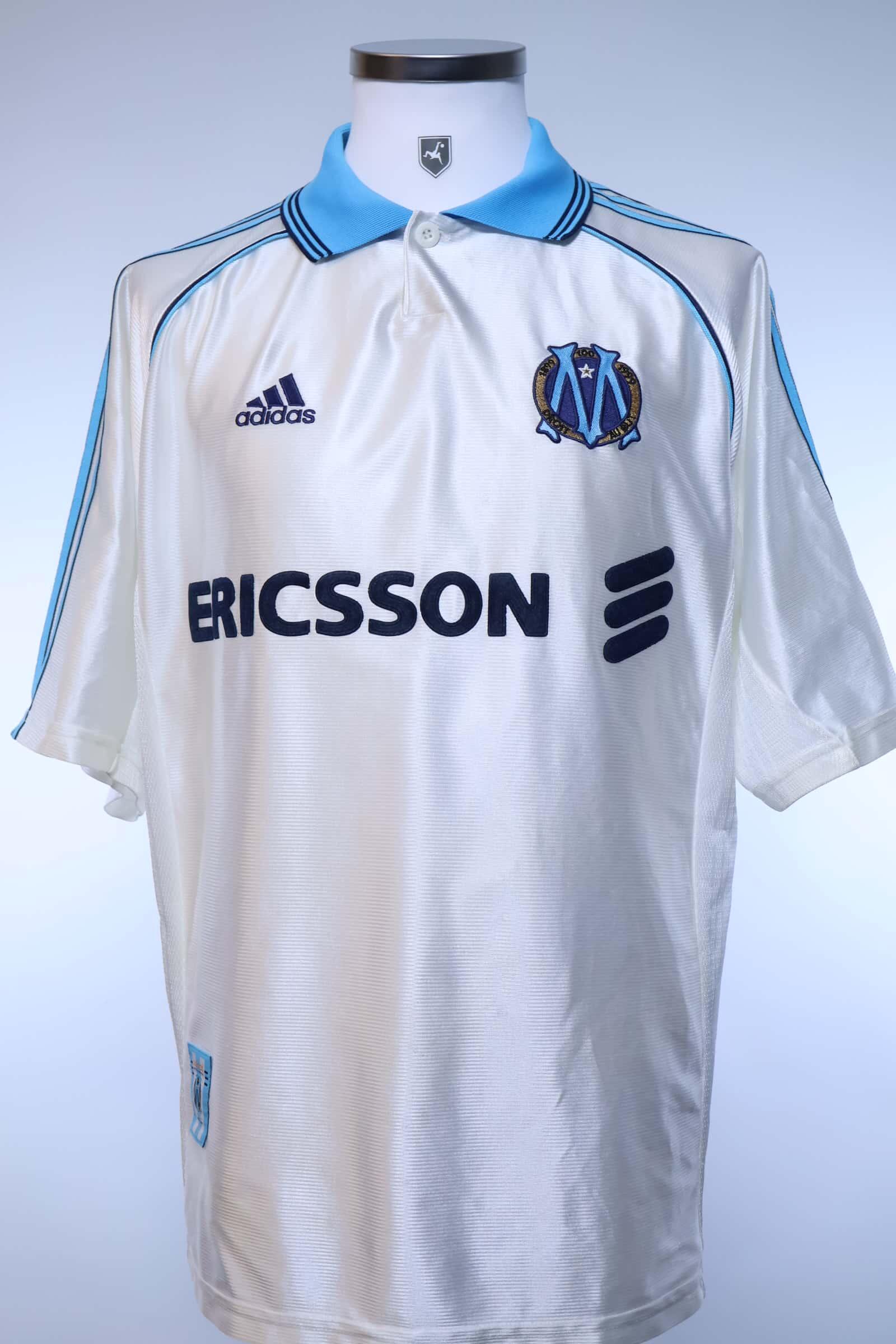 Marseille 1998/99 Home Shirt - L- FRONT
