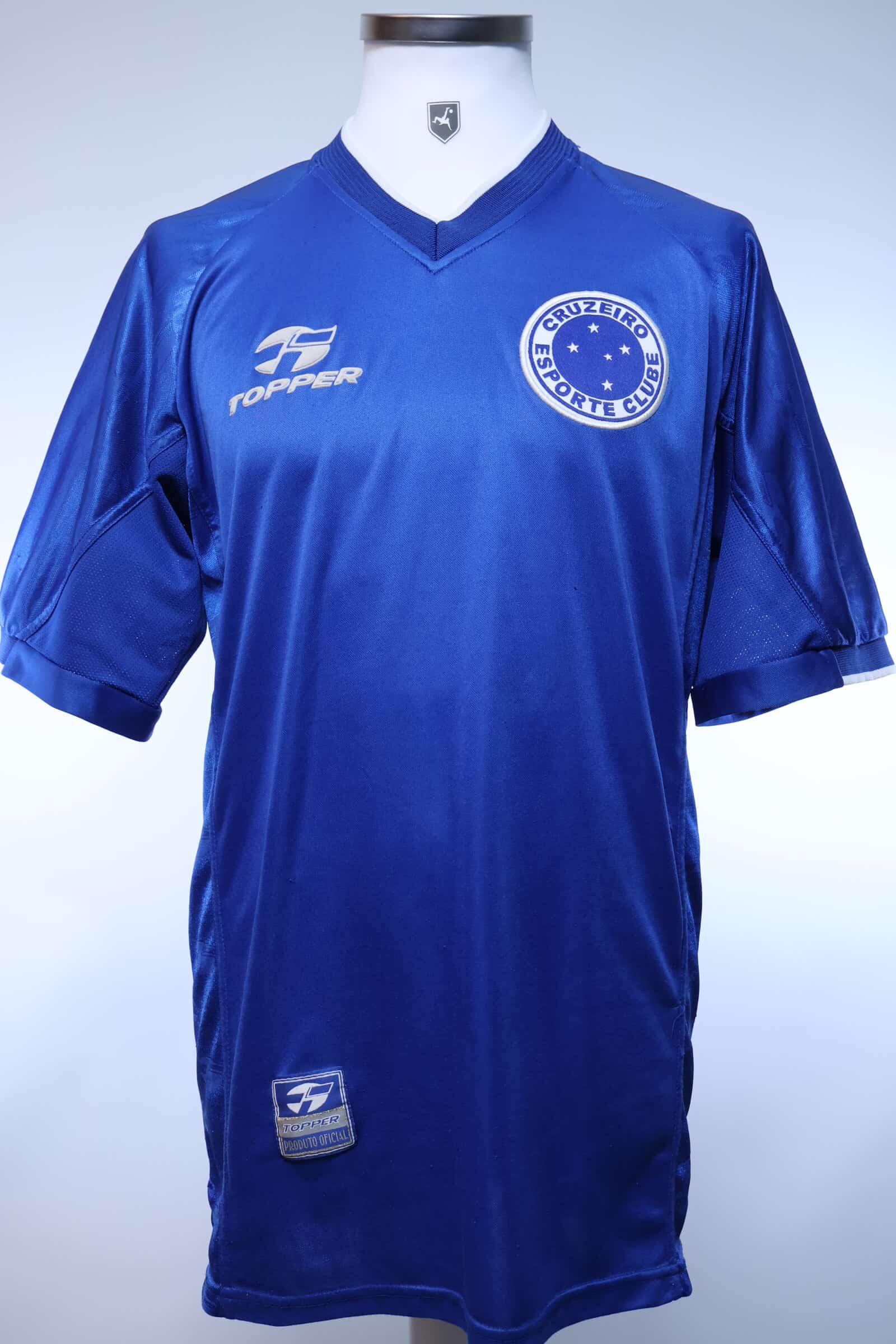 Cruzeiro Esporte Clube #9 1999/00 Home Shirt - L- FRONT