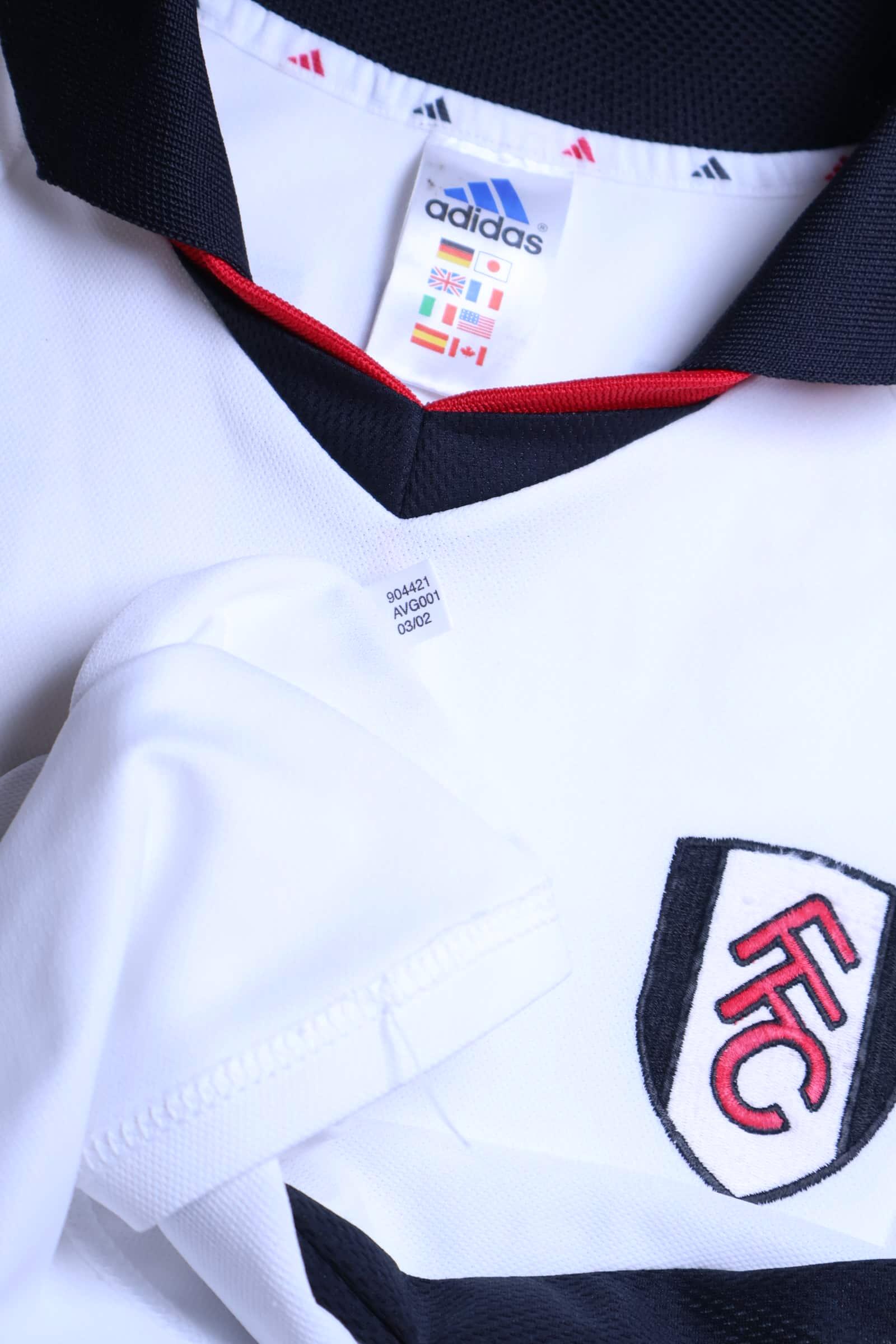 Fulham F.C Saha #20 2001/02 Home Shirt - M
