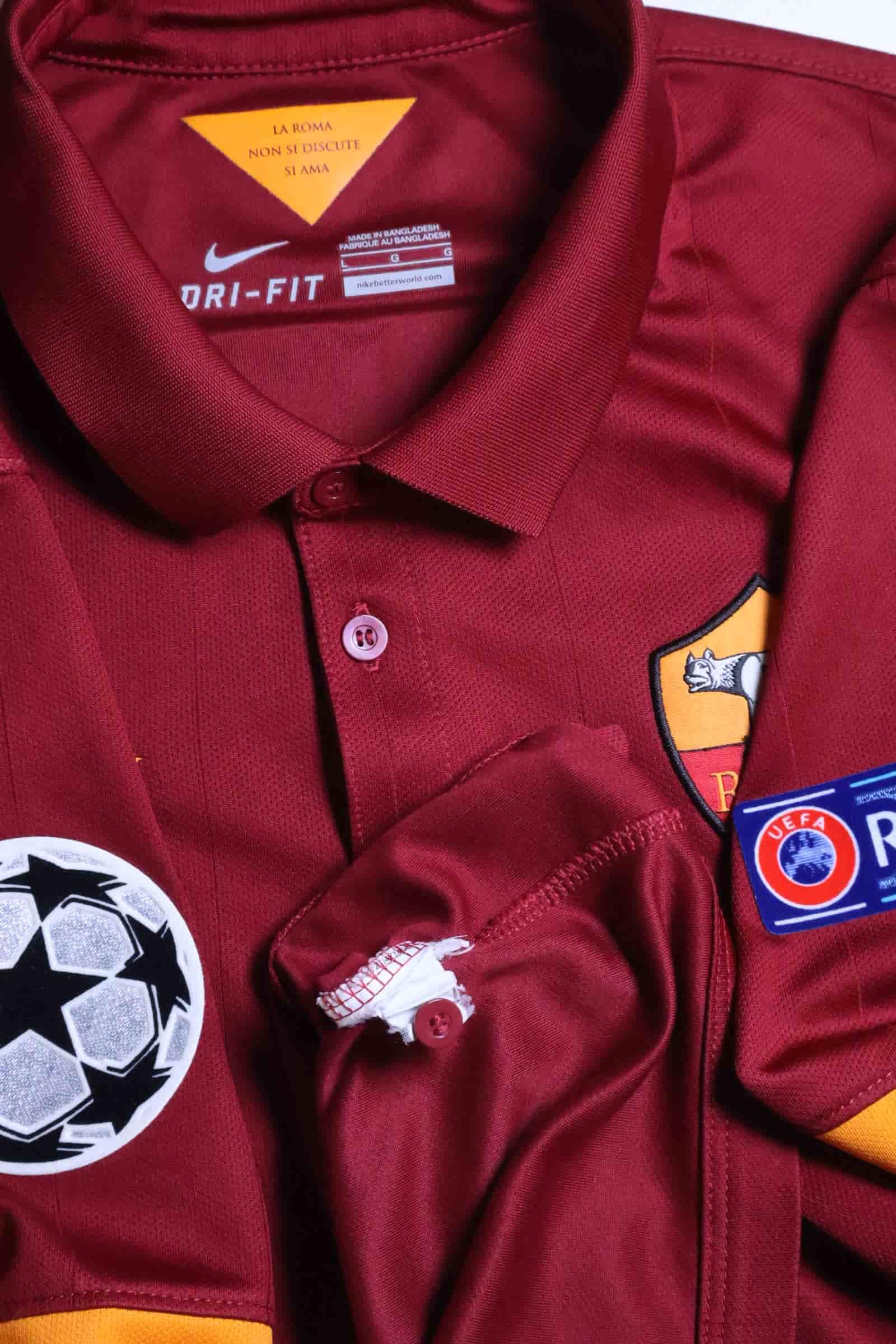 As Roma Totti #10 2014/15 Home Shirt - L