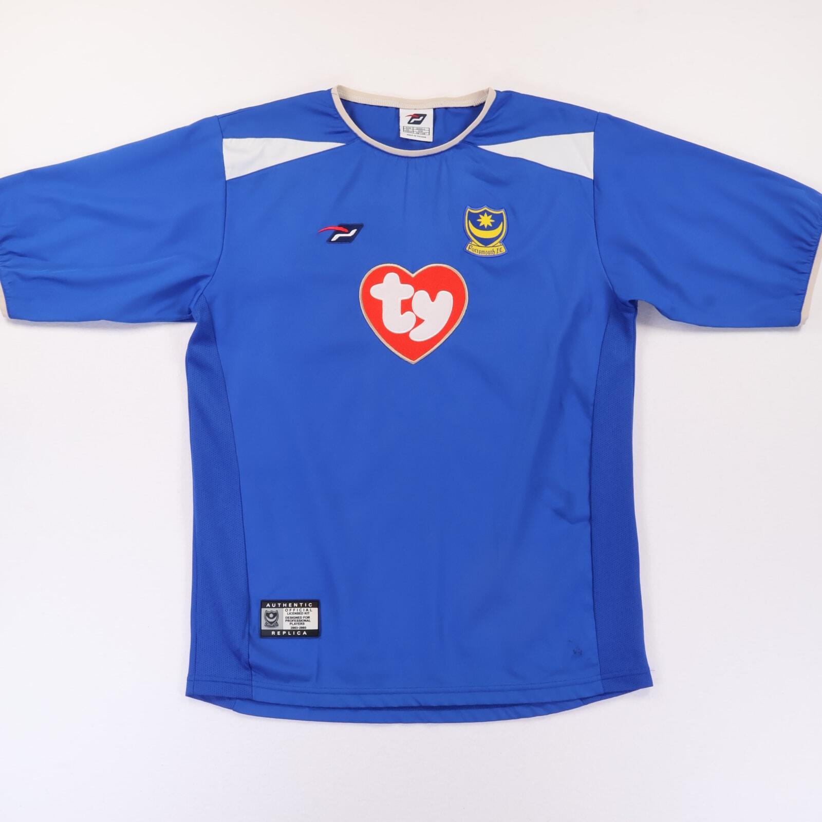 Portsmouth F.C 2003/05 Home Shirt - S- FRONT