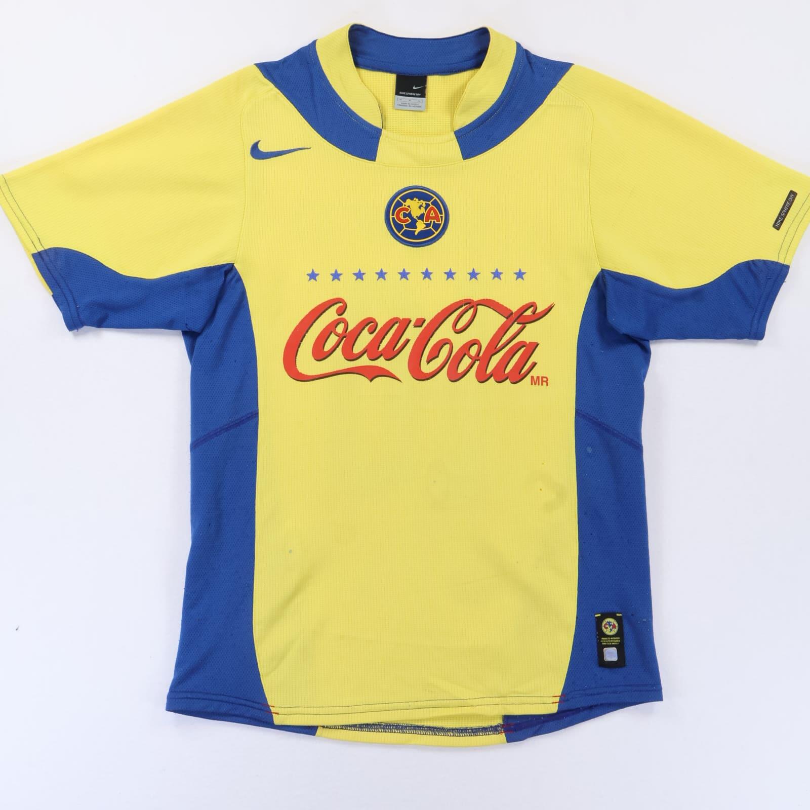 Club América C. Blanco #10 2004/05 Home Shirt - M- FRONT