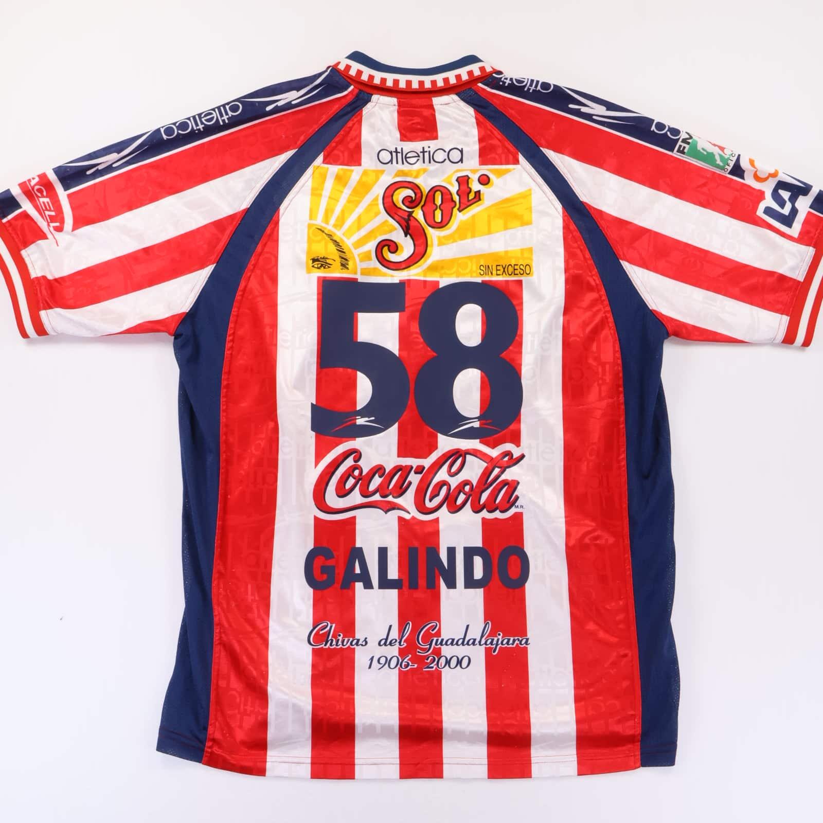 Club Deportivo Guadalajara Galindo #58 1999/00 Home Shirt - XL- BACK
