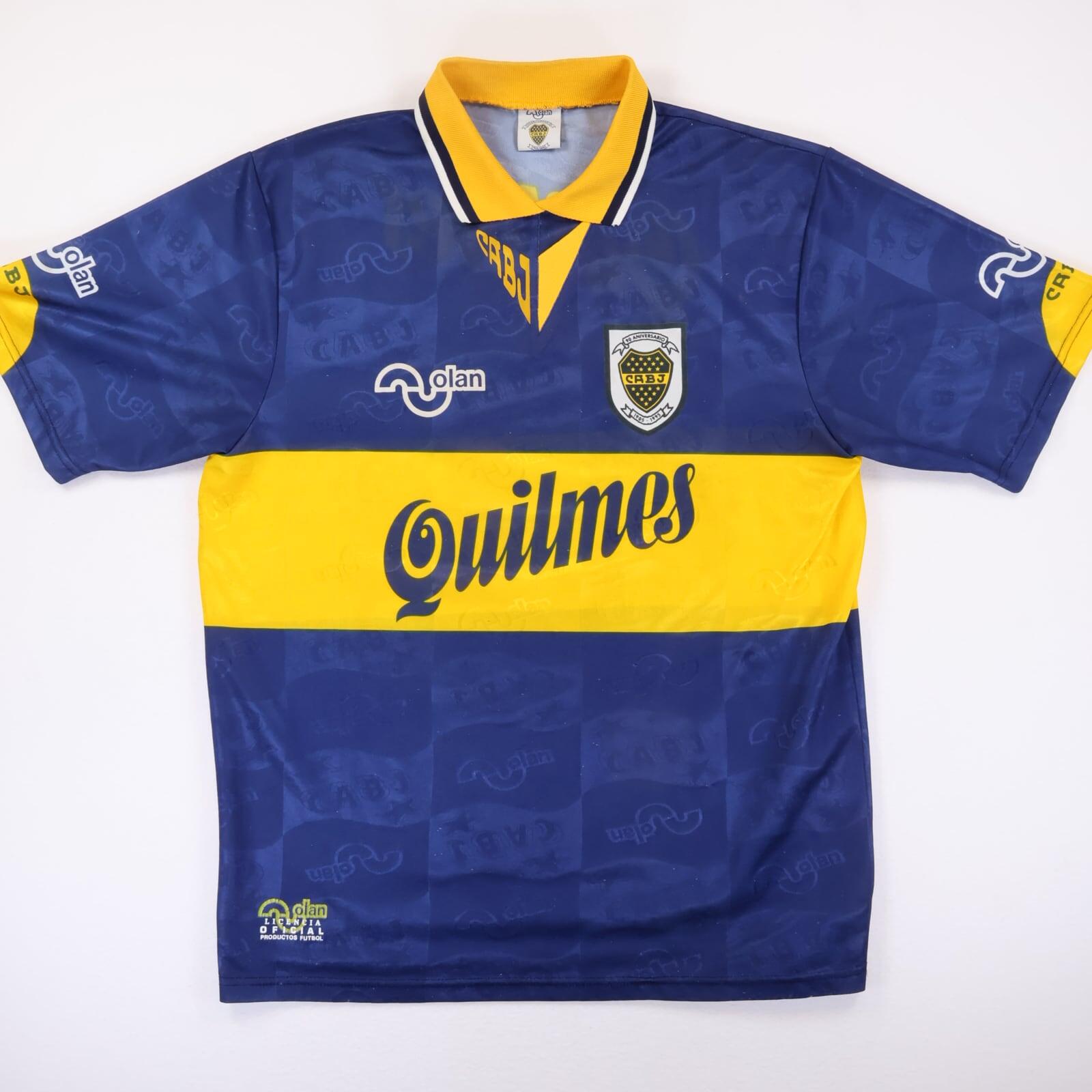Boca Juniors #10 1995/96 Home Shirt - XL- BACK