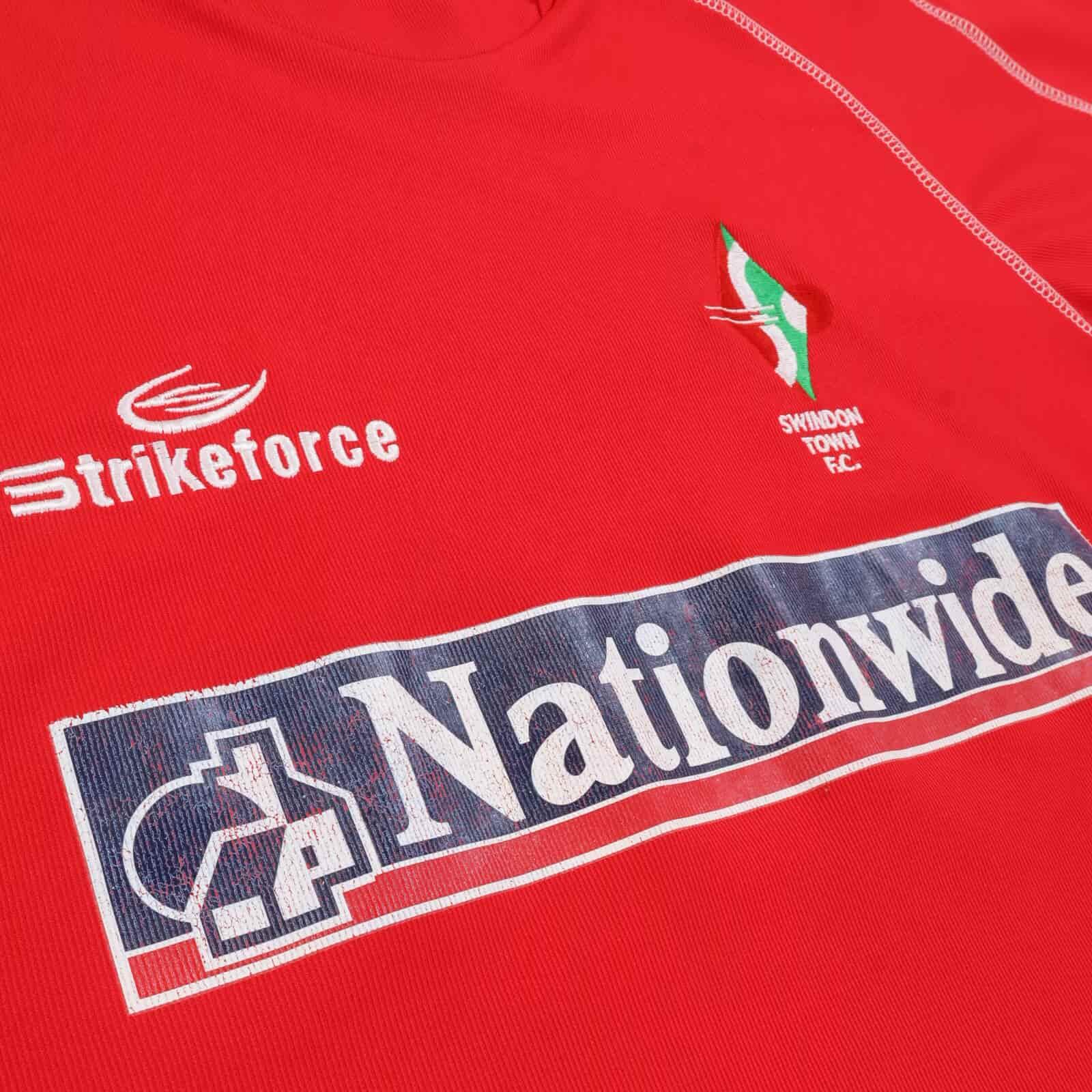Swindon Town F.C 2006/07 Home Shirt - M- BACK