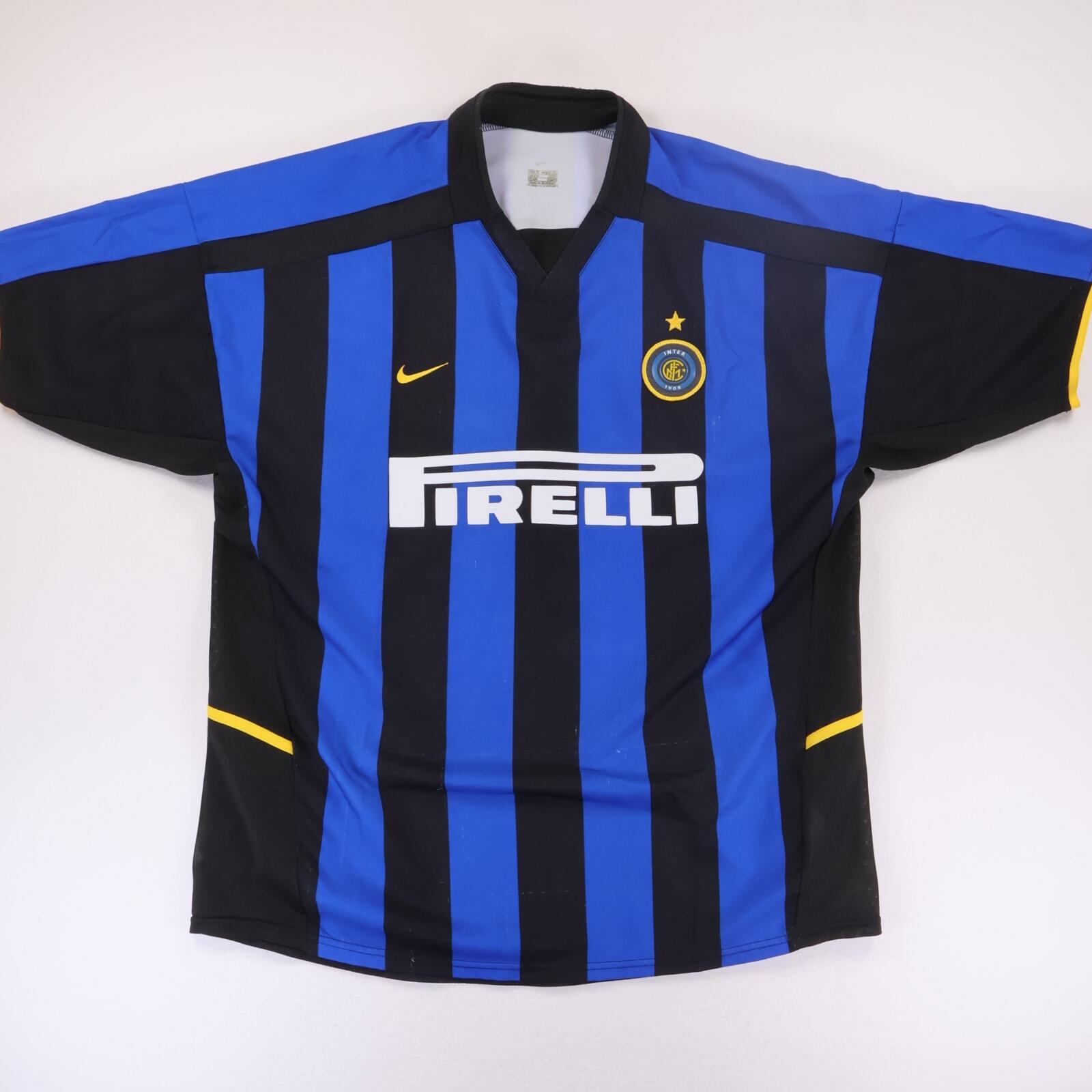 Inter Milan Crespo #9 2002/04 Home Shirt - XL- BACK