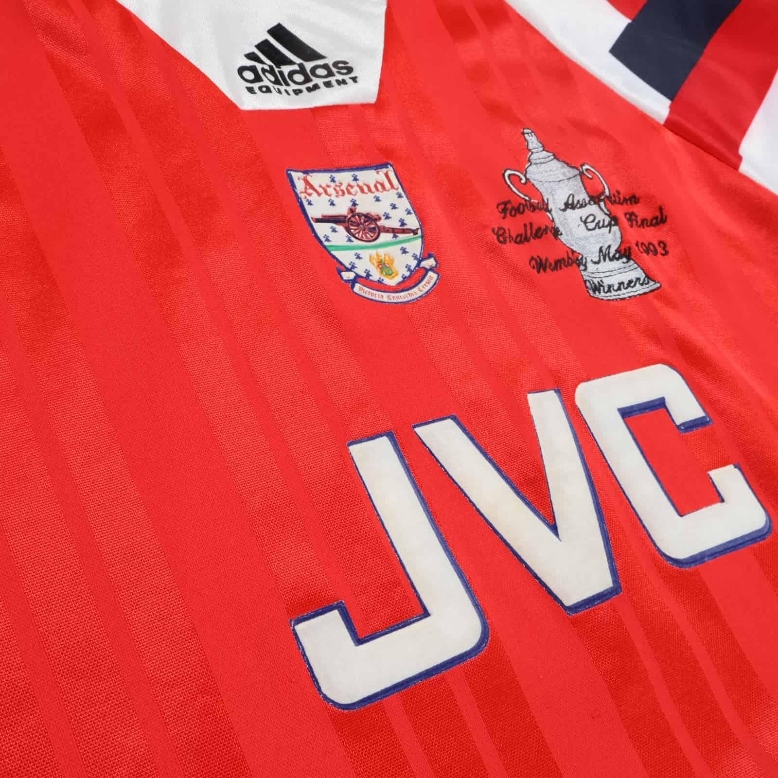 Arsenal Wright #8 1992/93 Home Shirt - M- TAGS