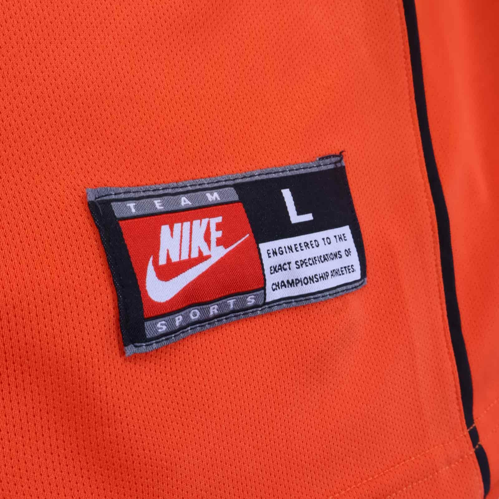 Netherlands Bergkamp #8 1998/00 Home Shirt - L- TAGS