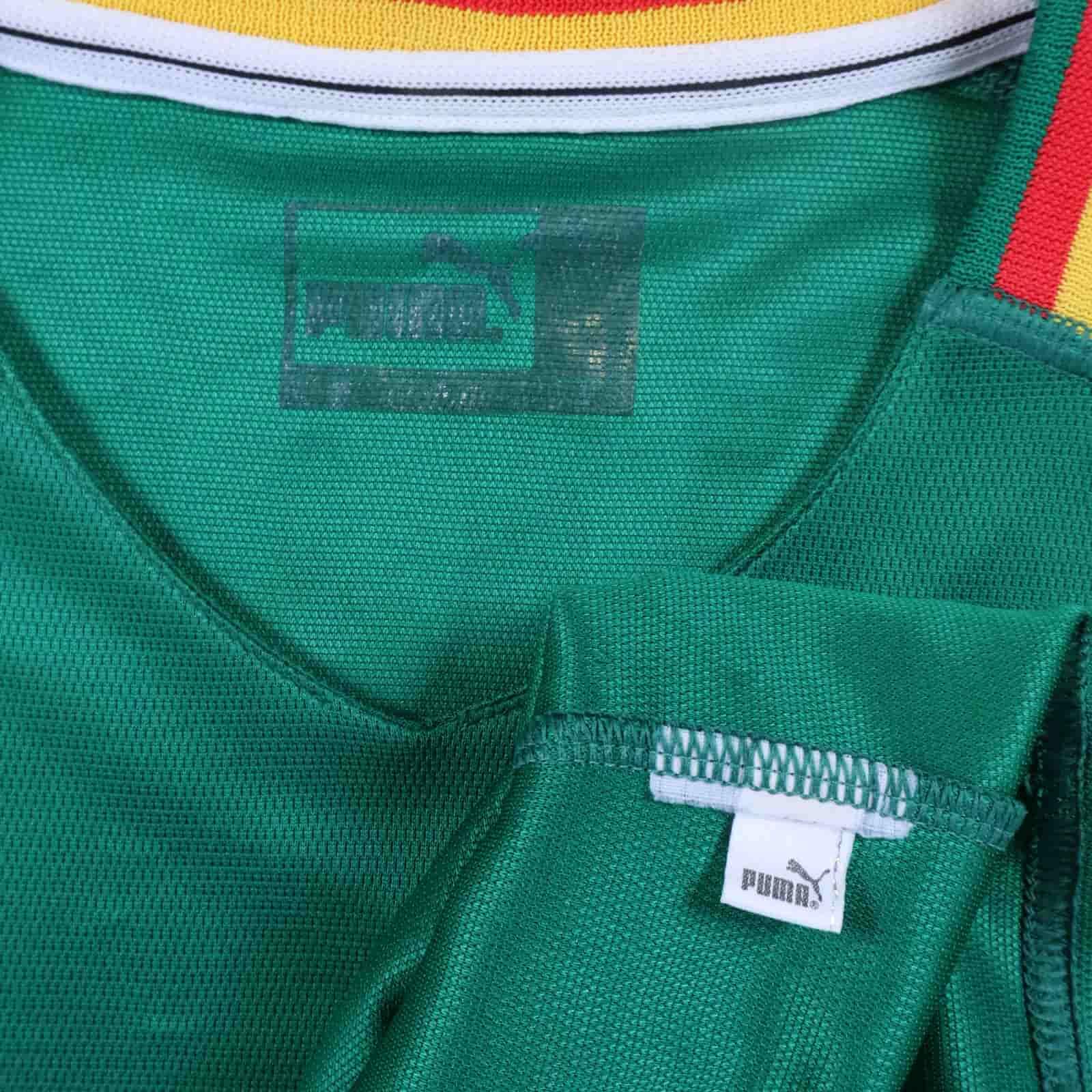 Cameroon Eto'O #9 2002/03 Home Shirt - M- TAGS