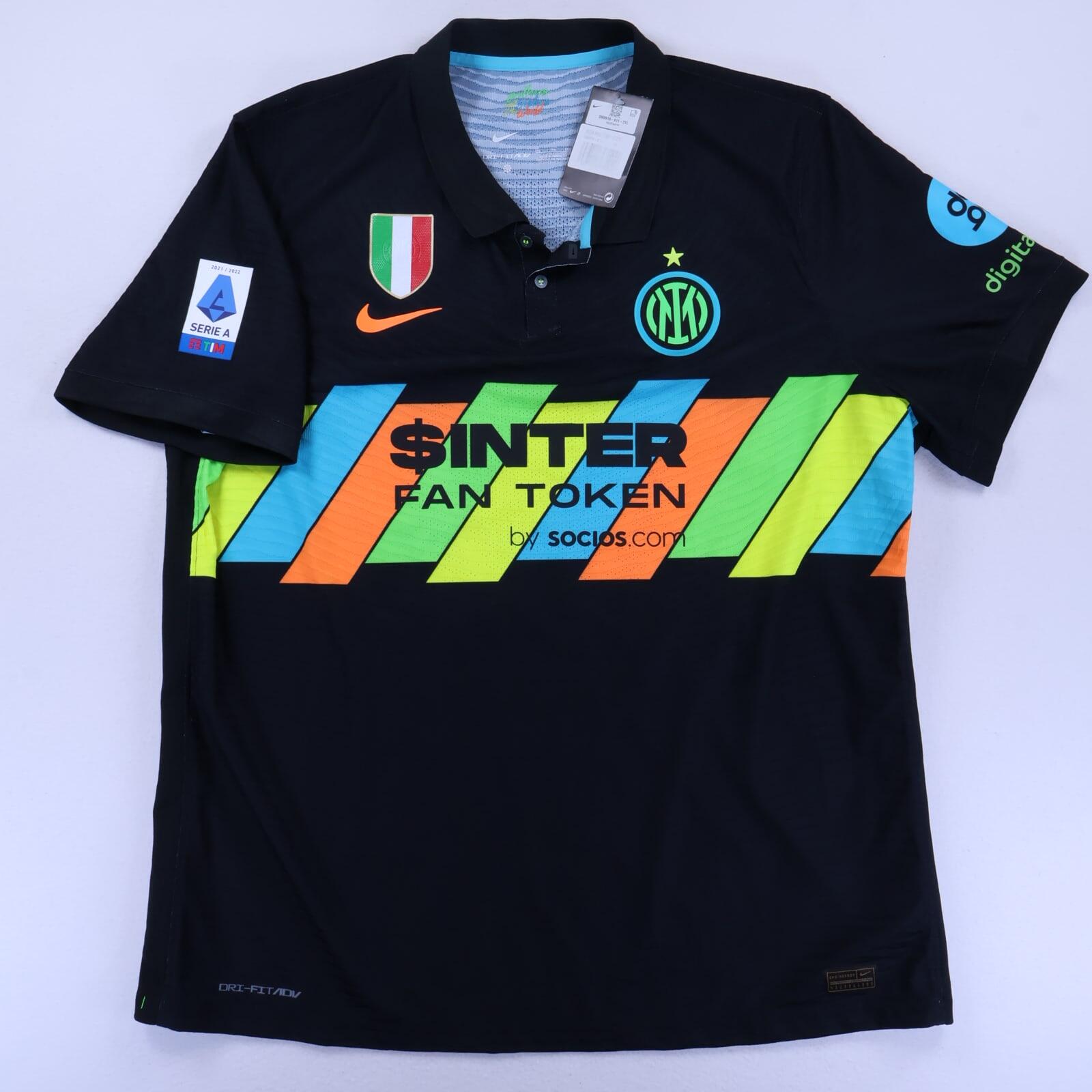 Inter Milan Barella #23 2021/22 Third Shirt - 2XL- BACK