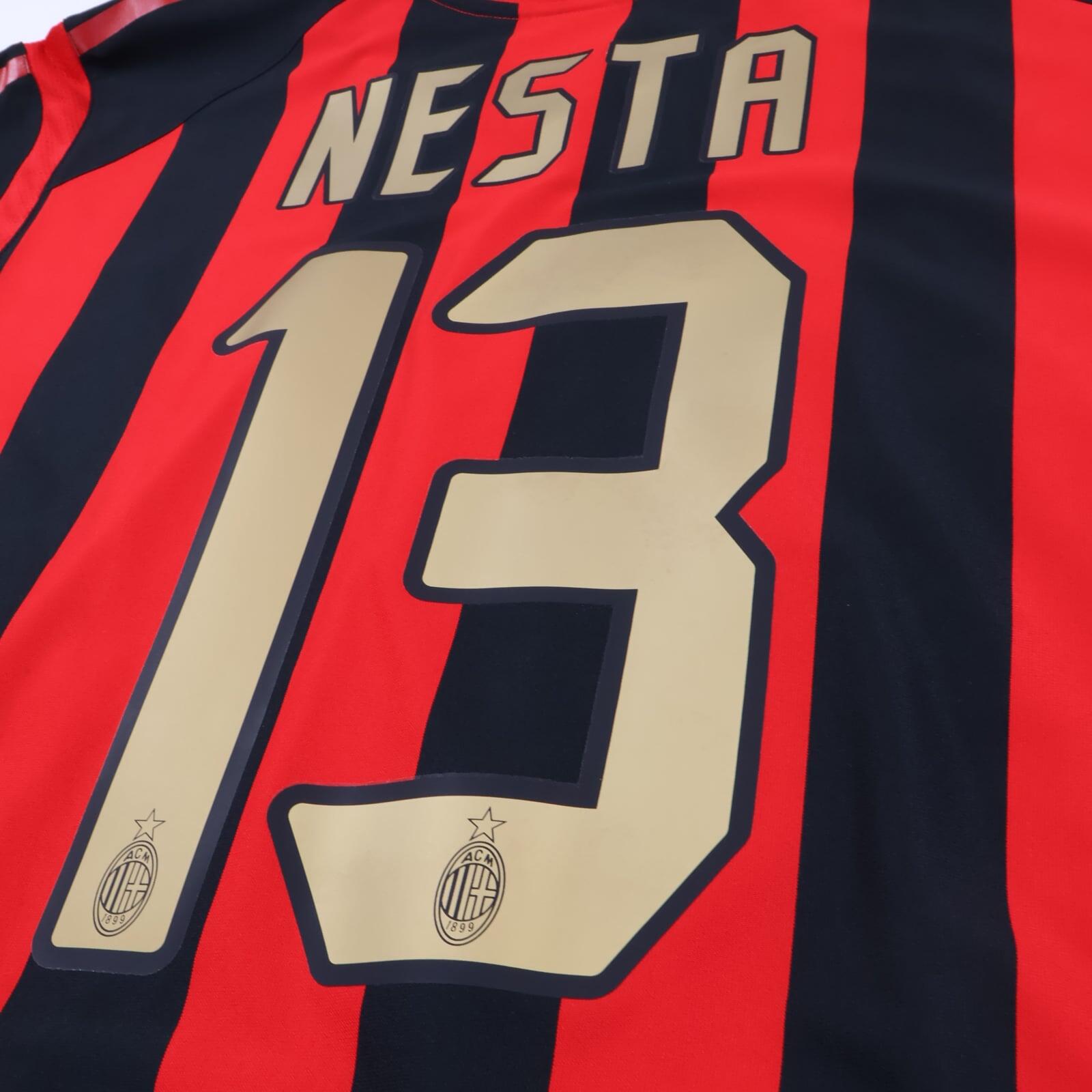 Ac Milan Nesta #13 2005/06 Home Shirt - L