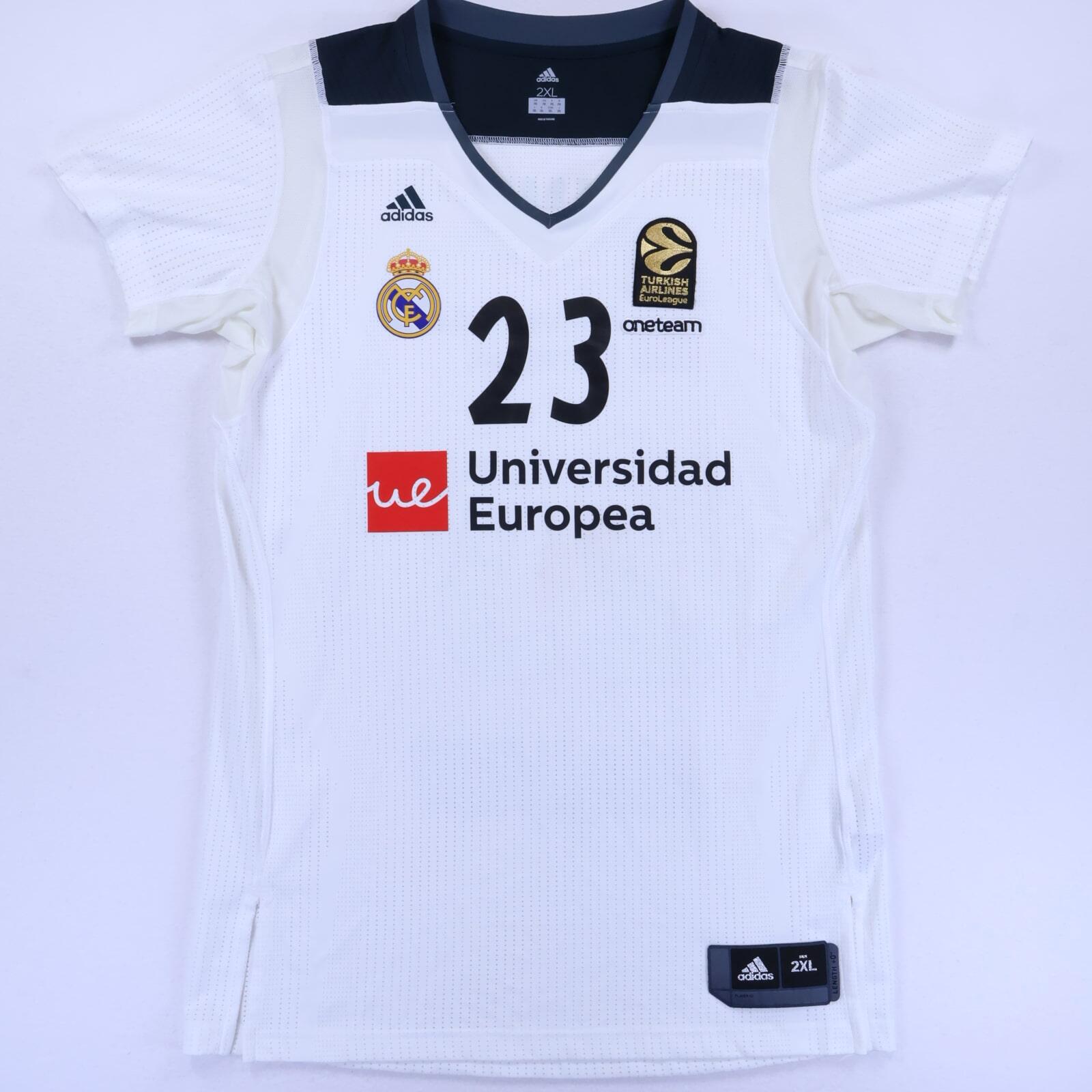 Real Madrid Llull #23 2018/19 Basketball Shirt - 2XL- FRONT