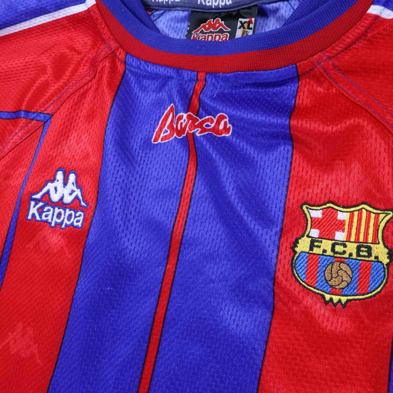 Barcelona 1997/98 Home Shirt - XL- BACK