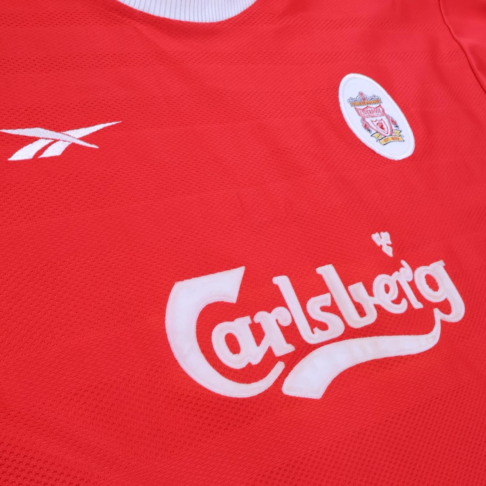 Liverpool F.C Gerrard #28 1998/99 Home Shirt - L