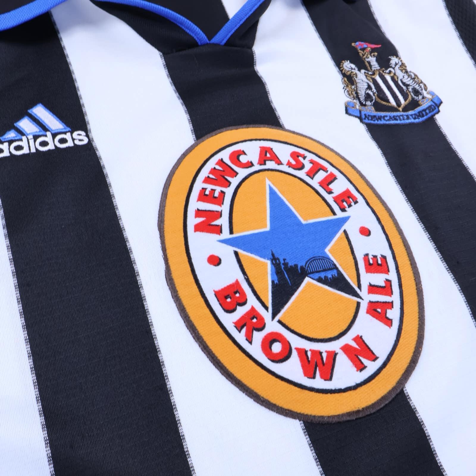 Newcastle United 1999/00 Home Shirt - M- BACK