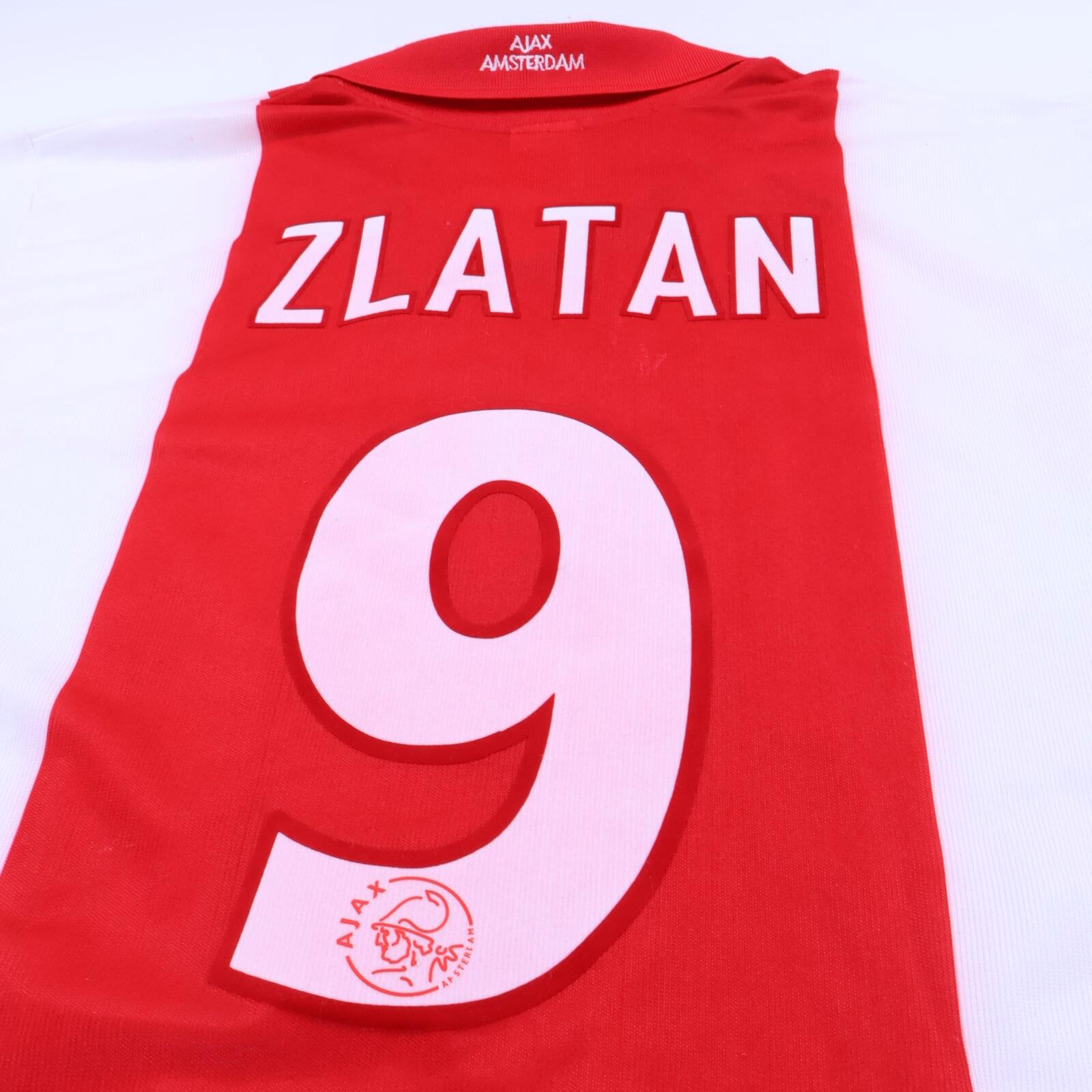 Ajax Zlatan #9 2001/02 Home Shirt - XL