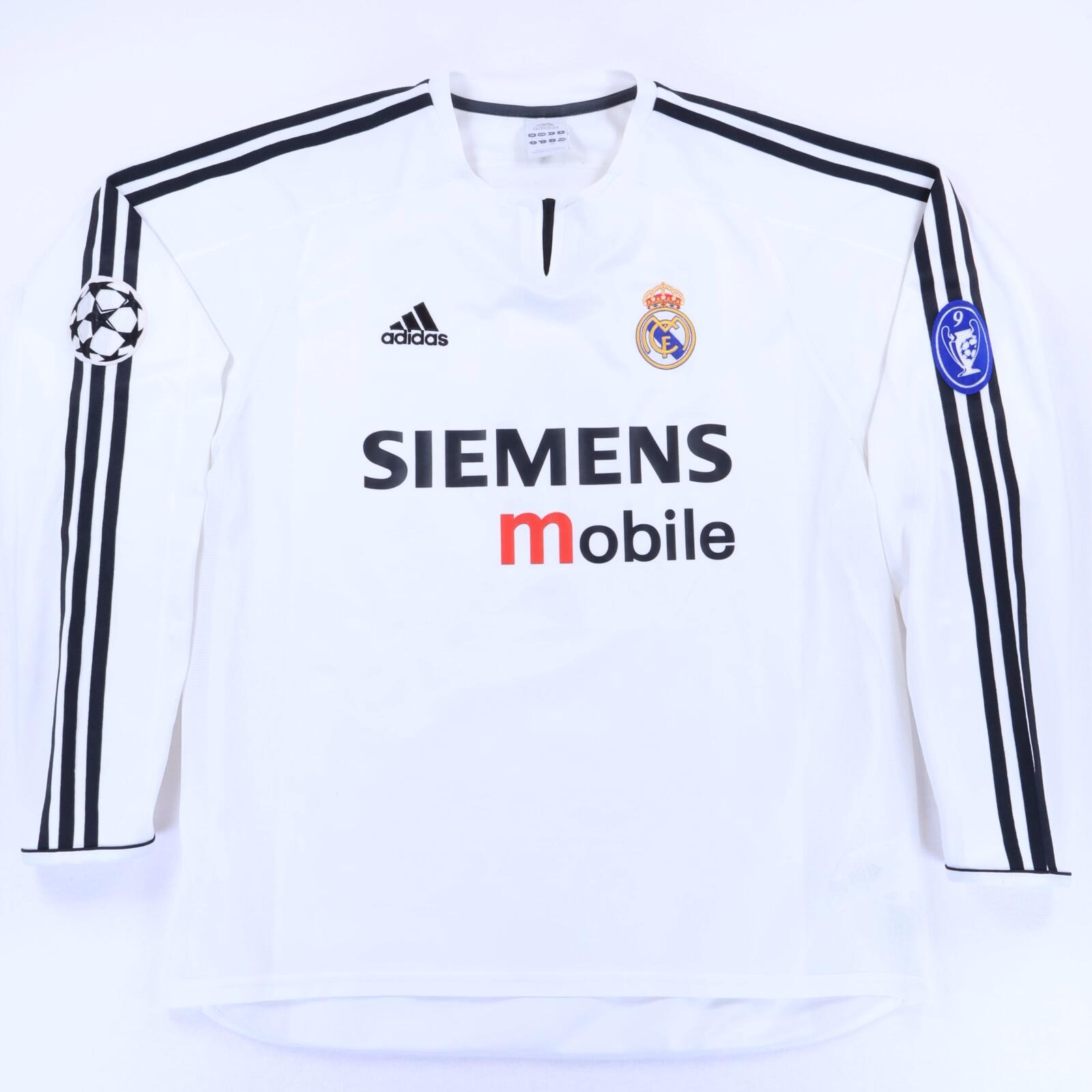 Real Madrid Ronaldo #9 2003/04 Home Shirt - L- BACK