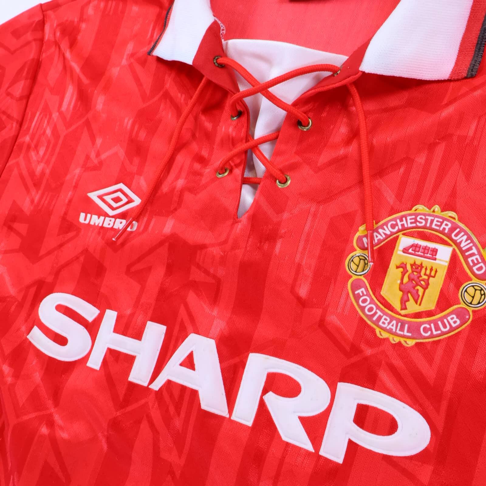 Manchester United Hughes #10 1992/94 Home Shirt - XL- TAGS