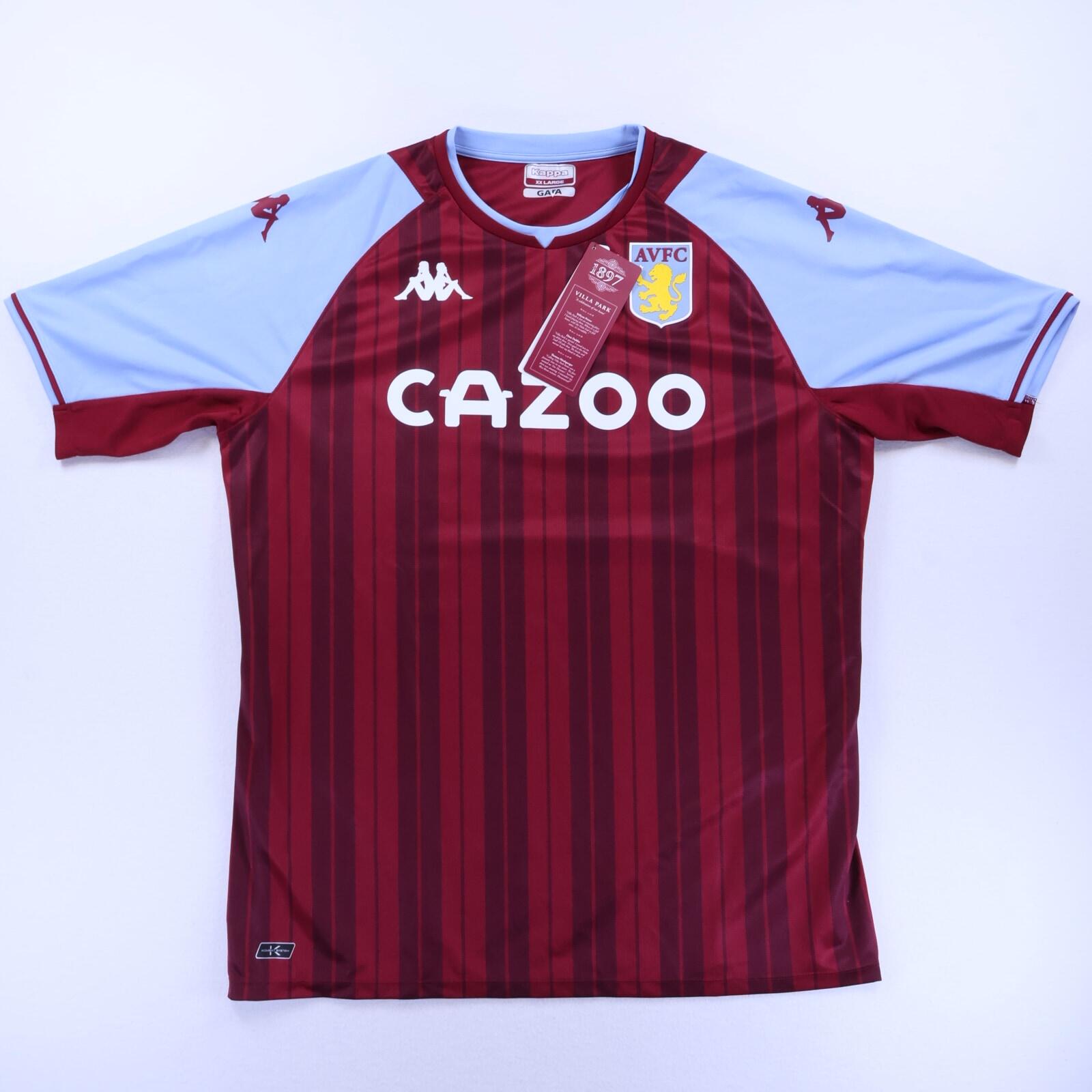 Aston Villa 2021/22 Home Shirt - XXL- FRONT