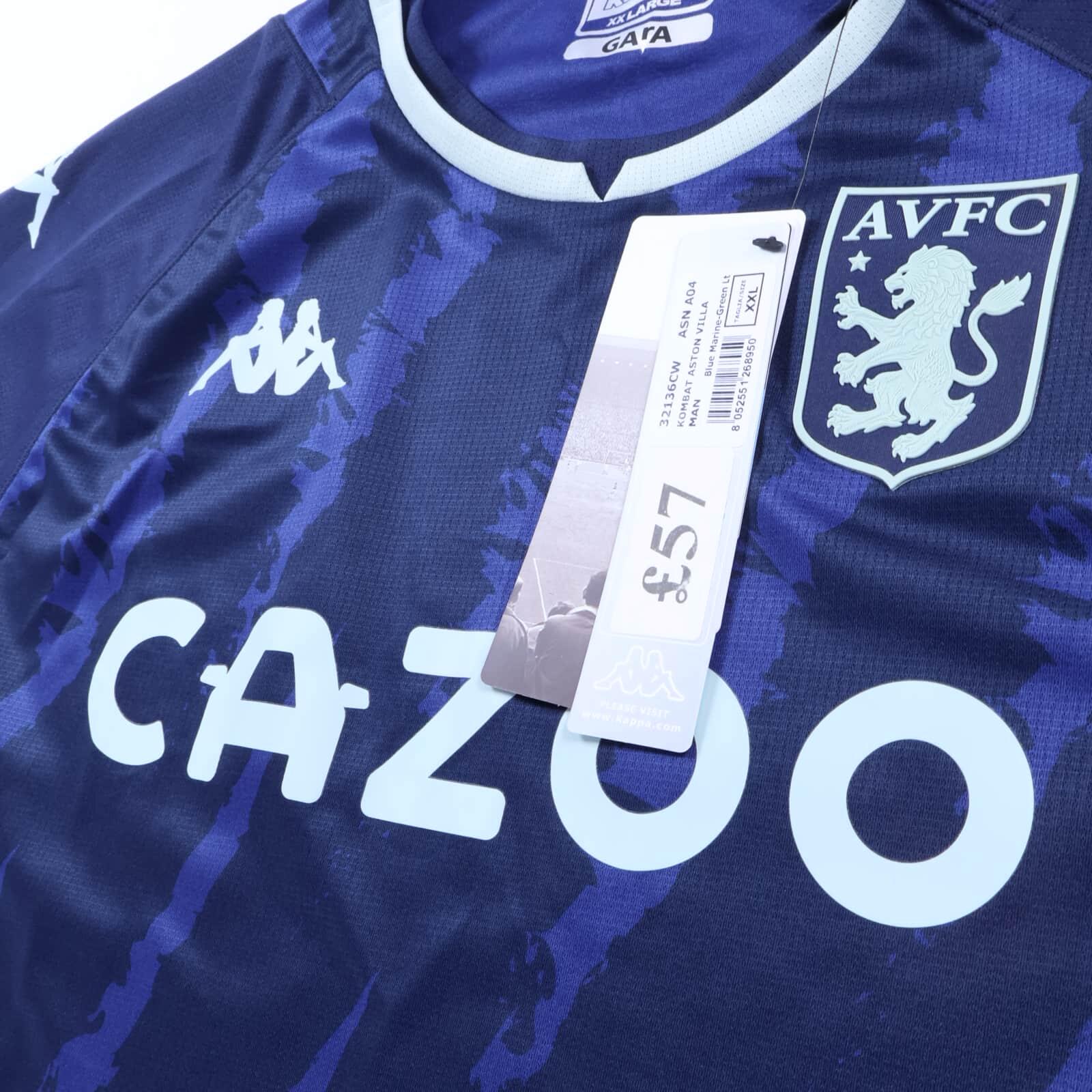 Aston Villa 2021/22 Third Shirt - XXL- BACK