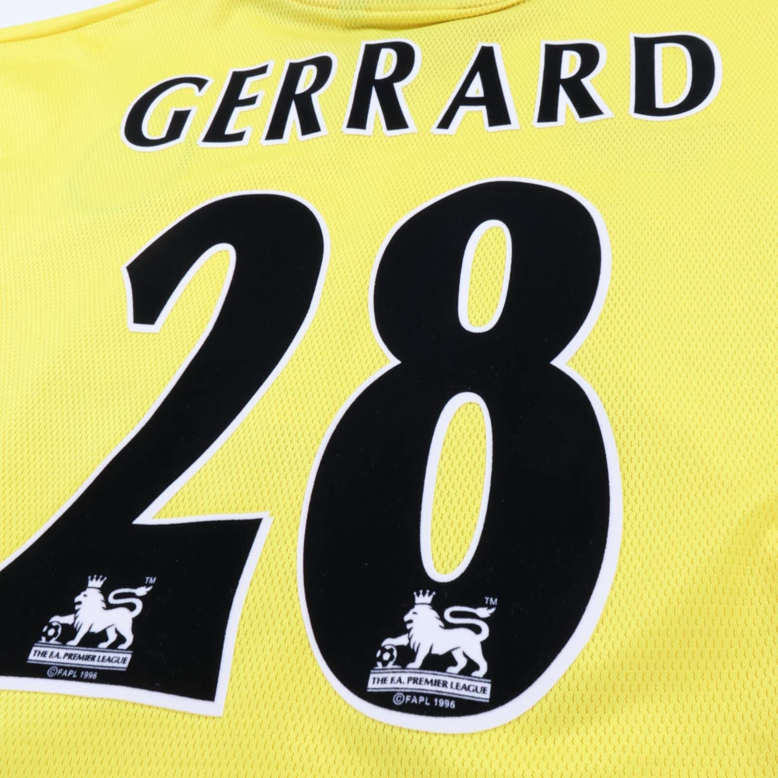 Liverpool F.C Gerrard #28 1997/99 Away Shirt - 2XL