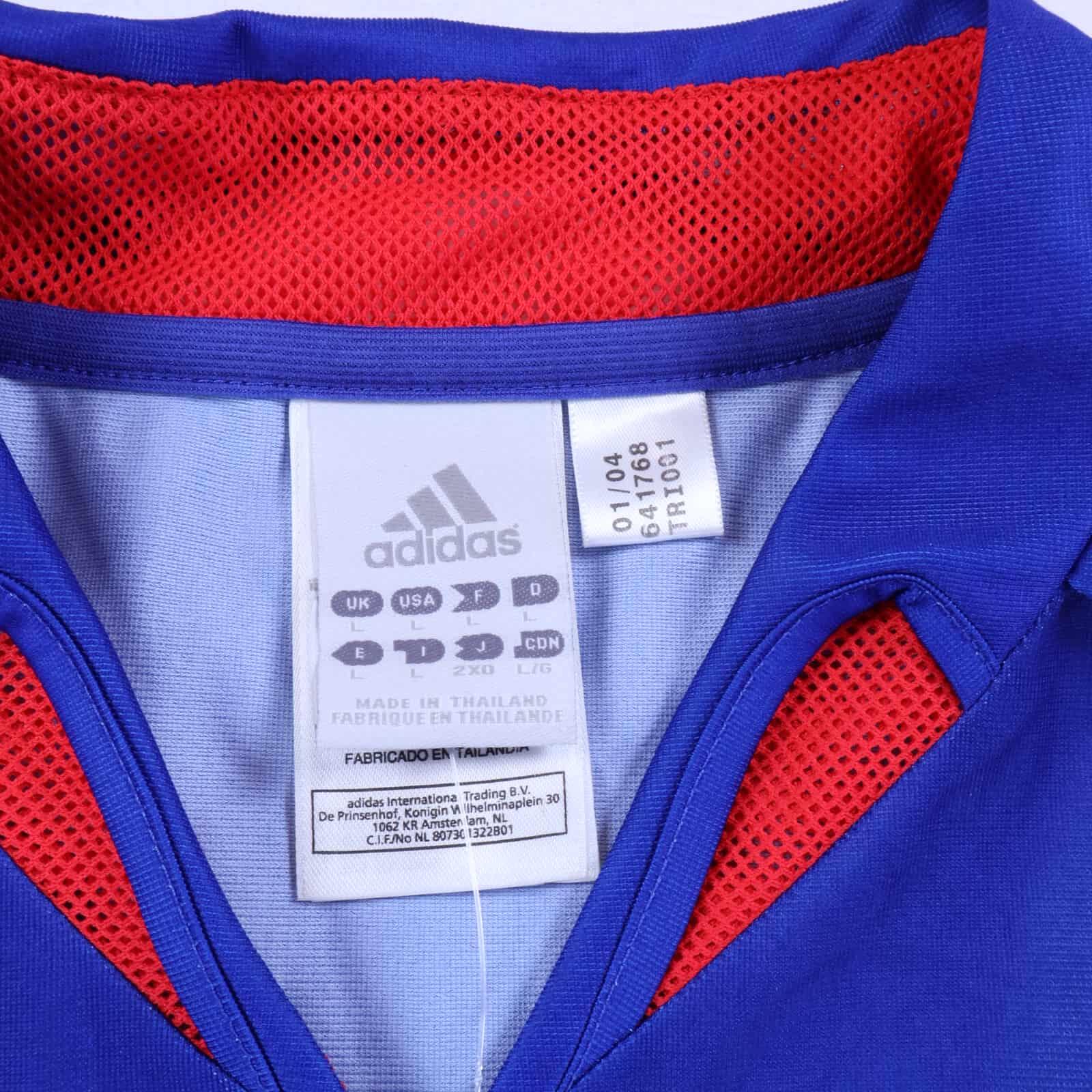 France Zidane #10 2004/06 Home Shirt - L