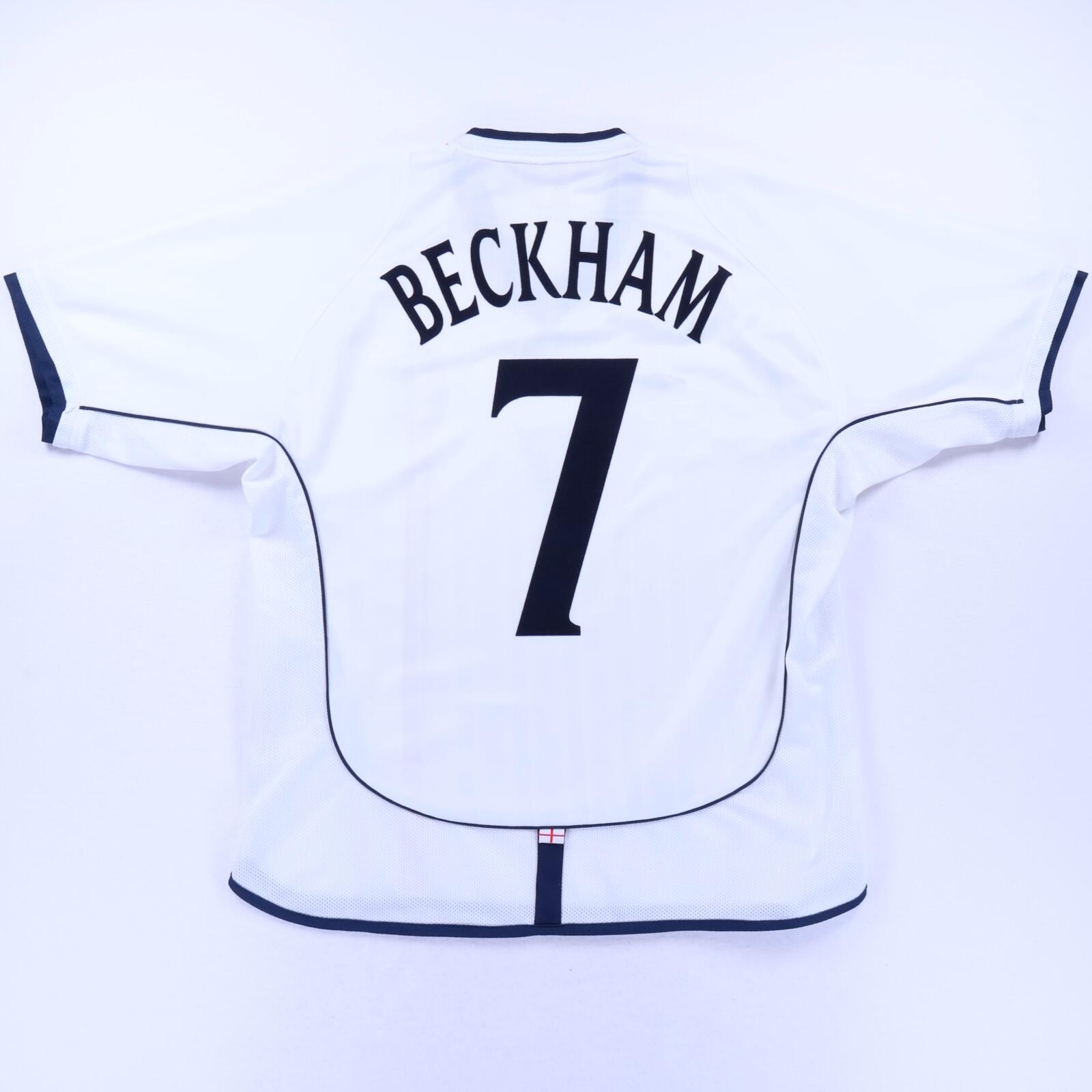England Beckham #7 2001/03 Home Shirt - XL- FRONT