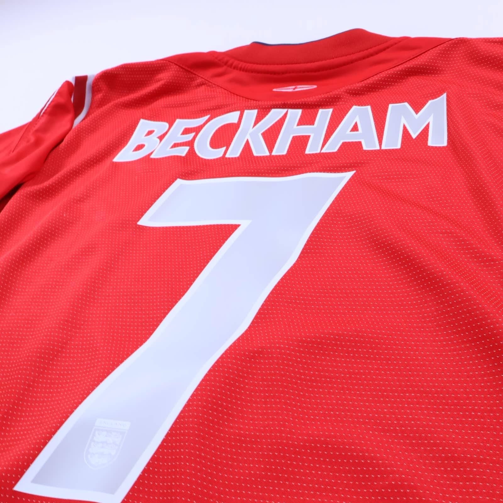 England Beckham #7 2004/06 Away Shirt - L- TAGS
