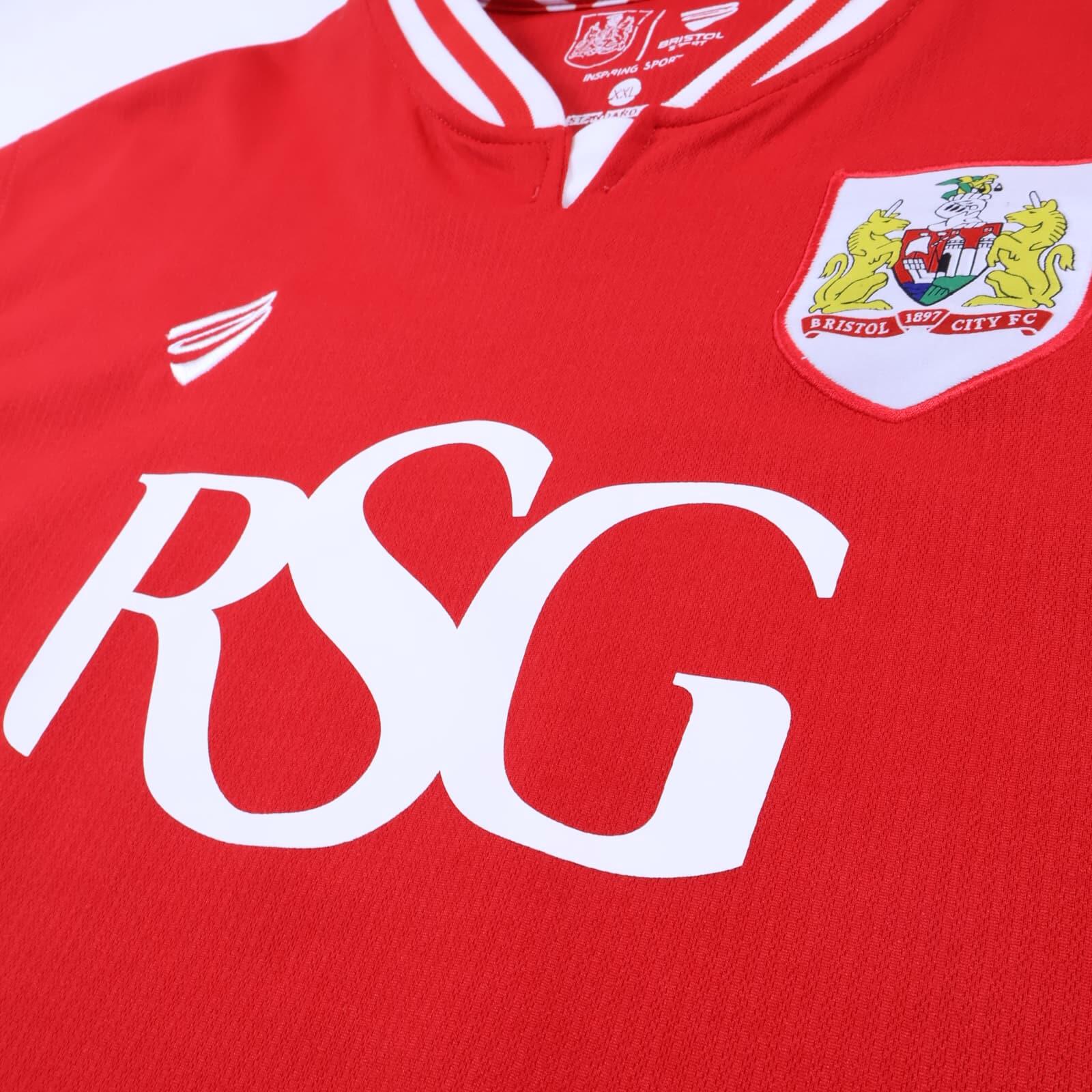 Bristol City F.C 2015/16 Home Shirt - 2XL- BACK