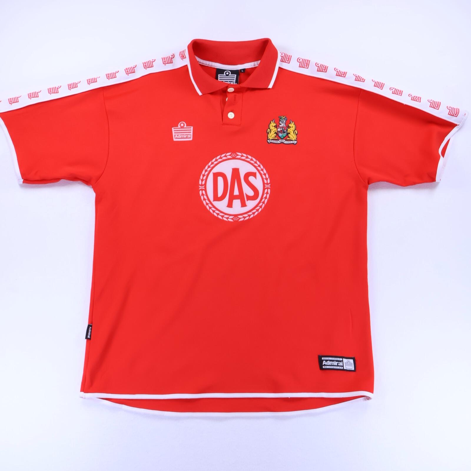 Bristol City F.C 2000/01 Home Shirt - L- FRONT