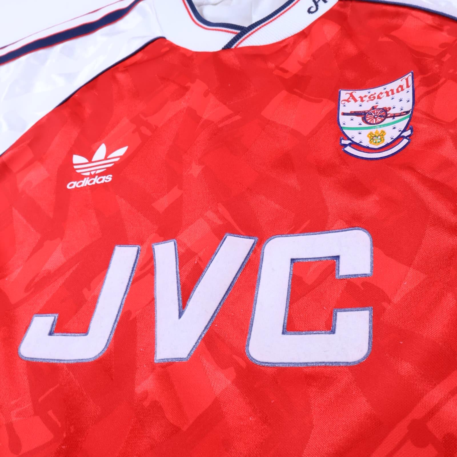 Arsenal 1990/92 Home Shirt - M- BACK